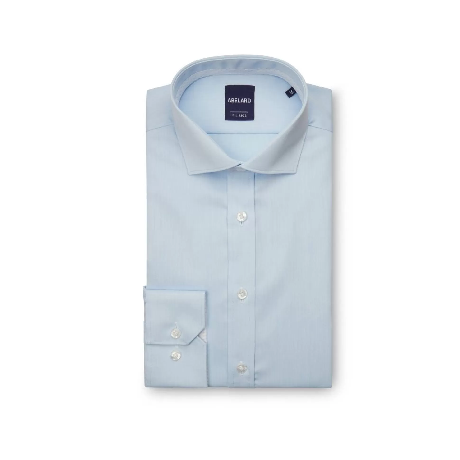 Fashion Henry Bucks ABELARD Non Iron Cotton Twill Shirt Single Cuff Slim Fit SKY SKY SC-SLIM FIT