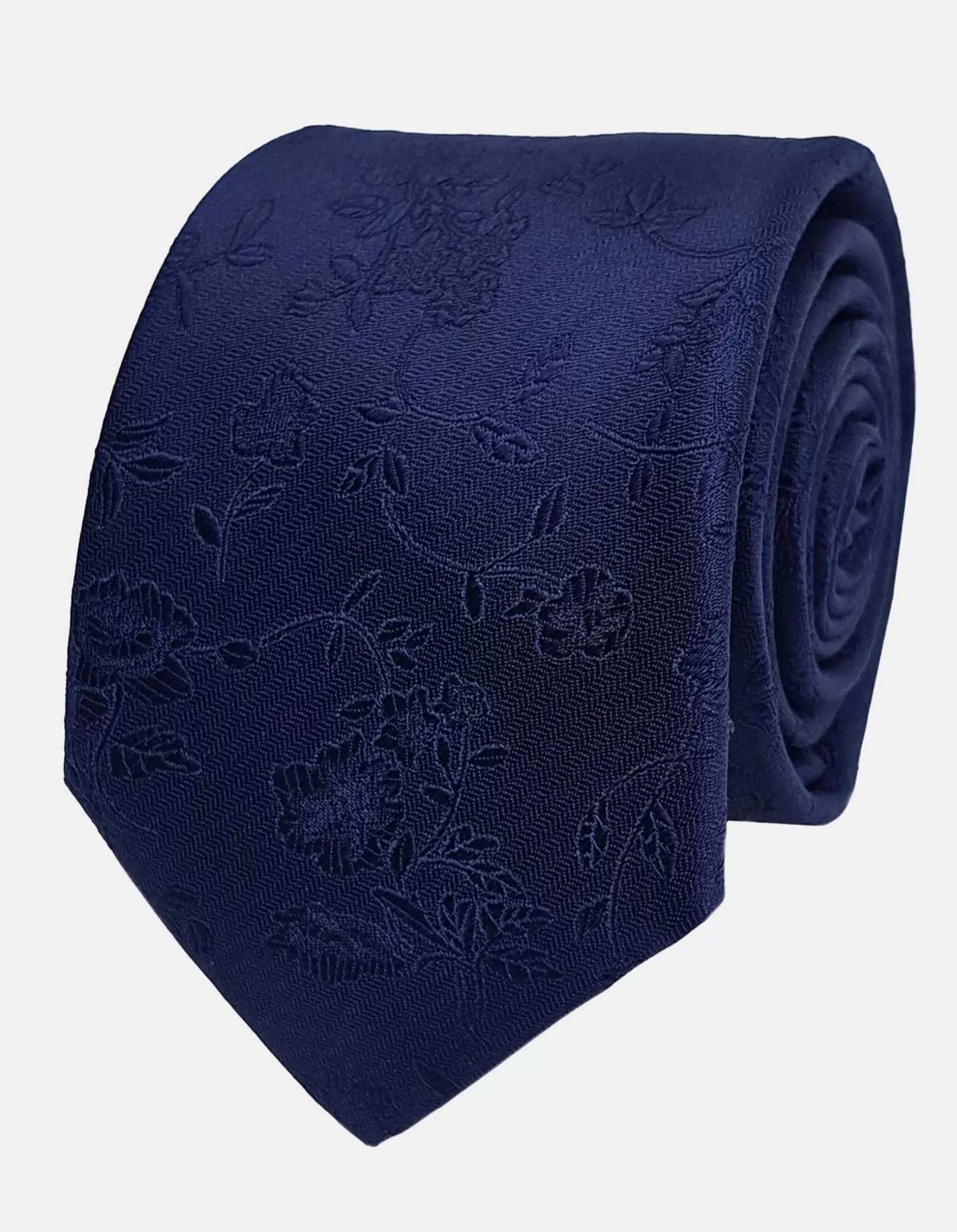 Online Henry Bucks ABELARD Paisley Silk Tie NAVY