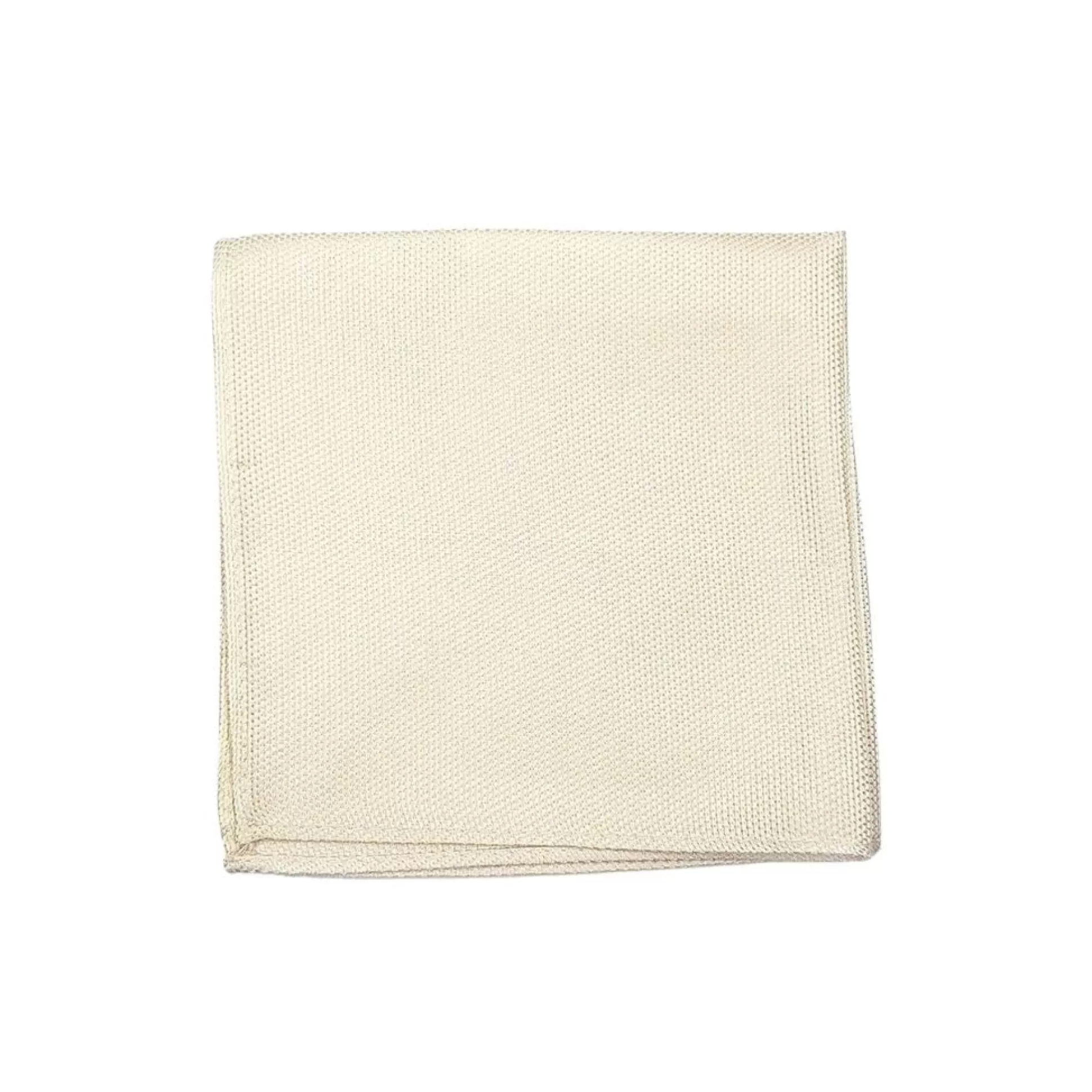 Best Sale Henry Bucks ABELARD Pocket Square PLAIN IVORY