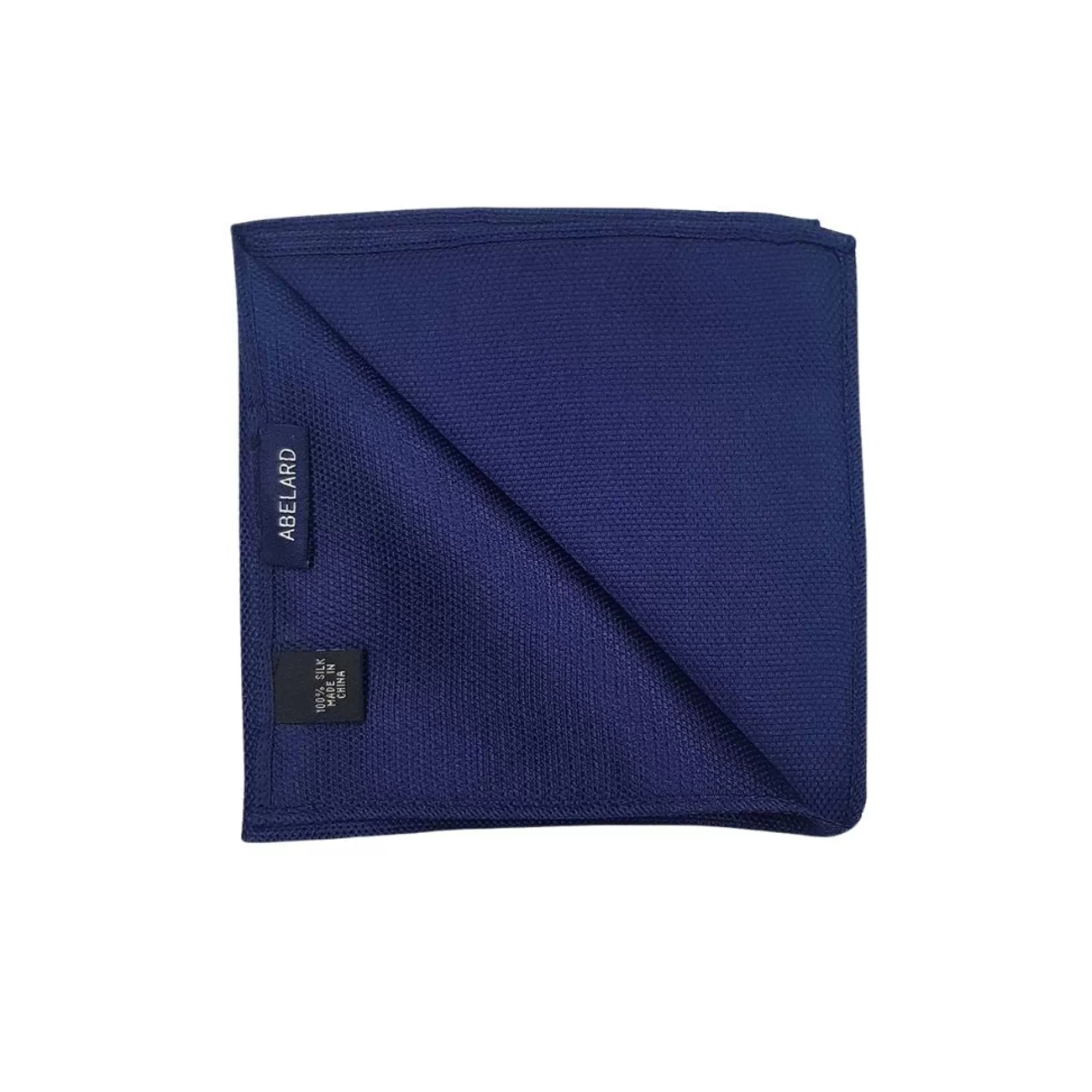 Hot Henry Bucks ABELARD Pocket Square PLAIN NAVY