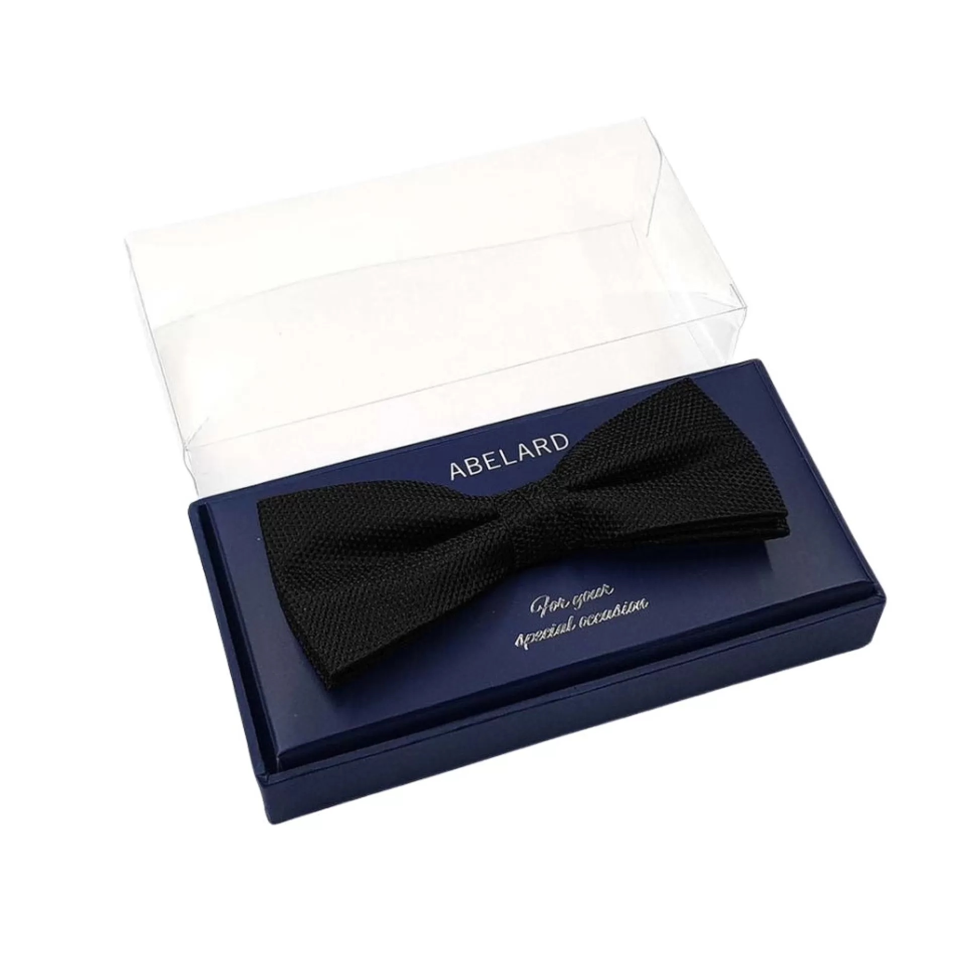 Best Henry Bucks ABELARD Textured Bow Tie BLACK