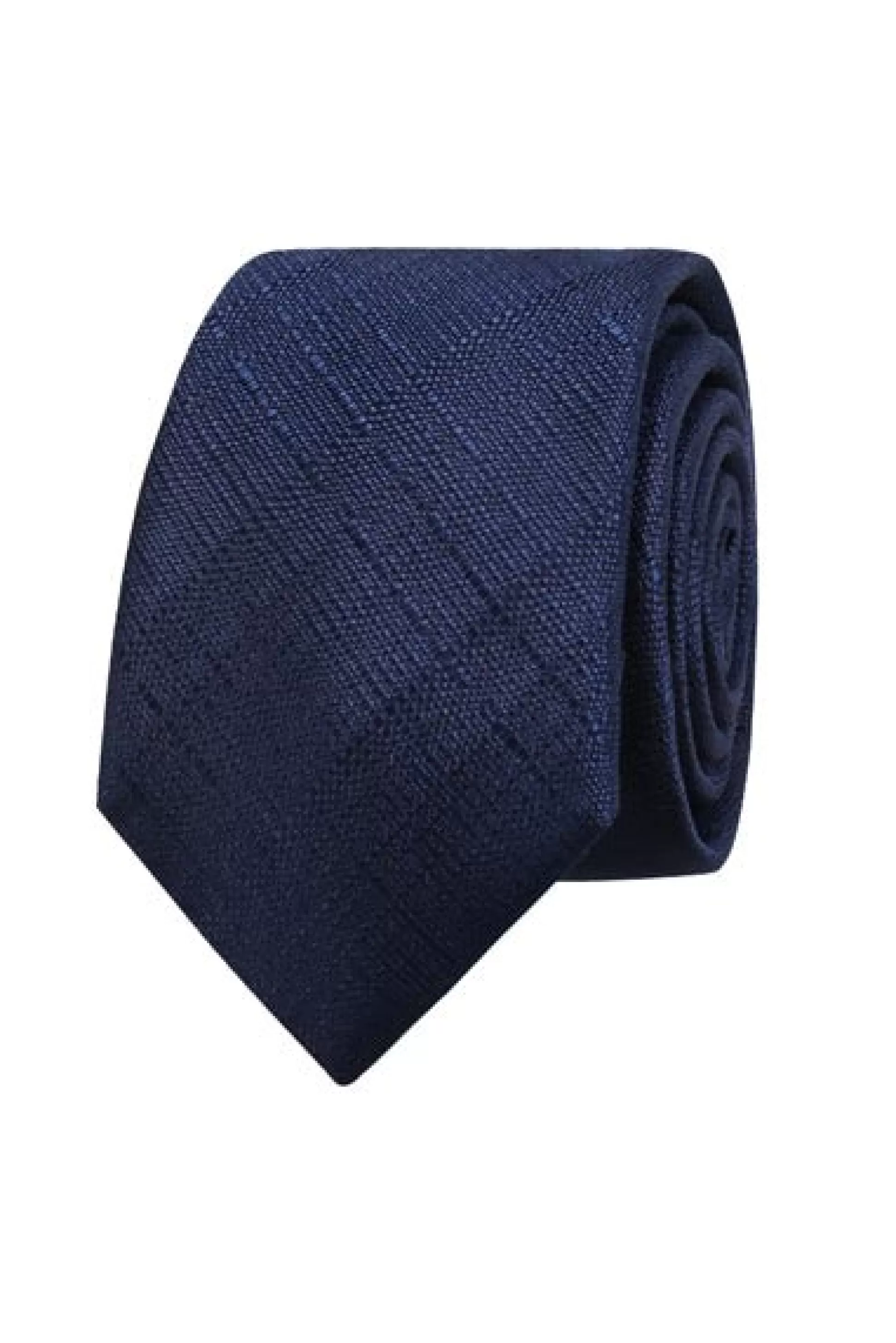 Cheap Henry Bucks ABELARD Textured Plain Tie NAVY