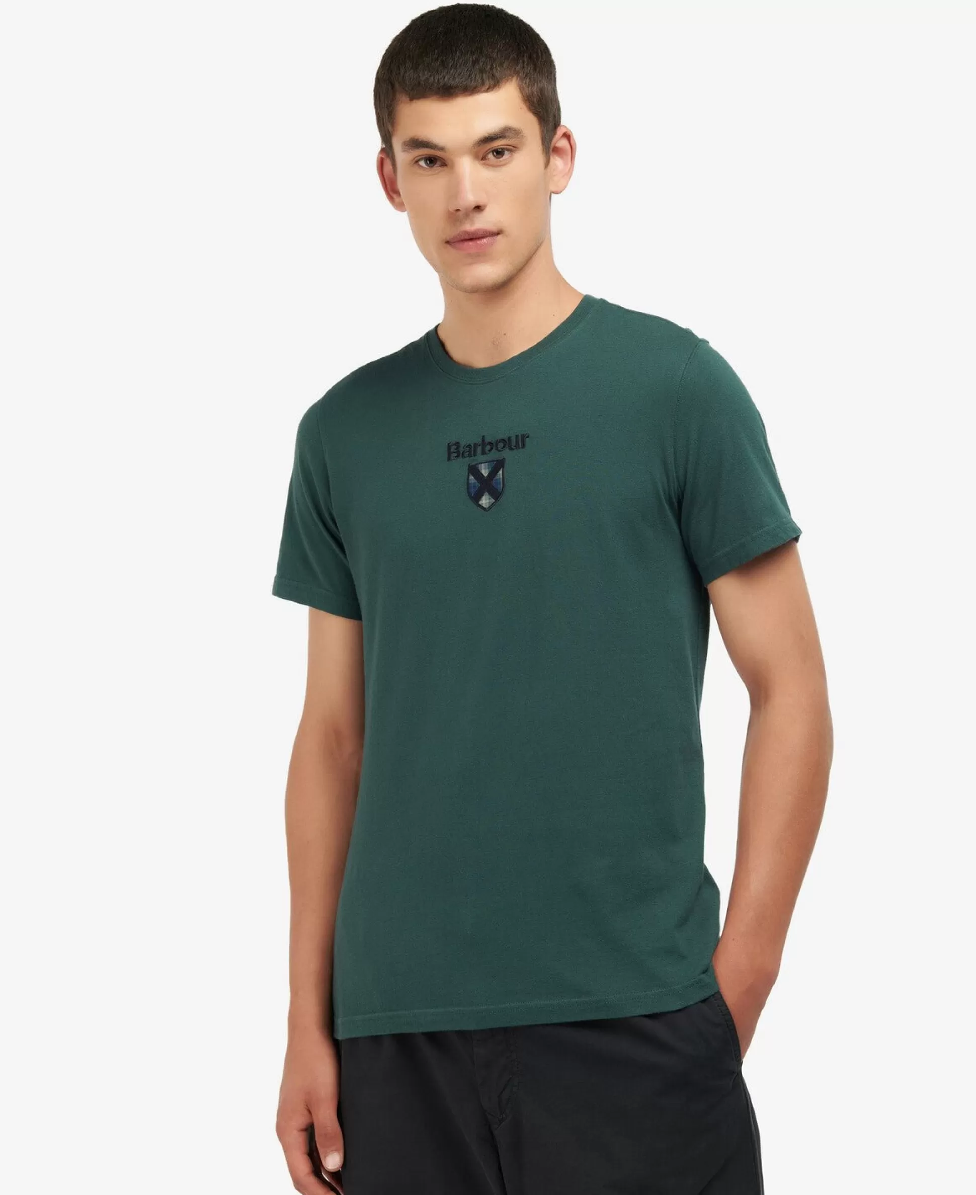 Flash Sale Henry Bucks BARBOUR Allensford T-Shirt GREEN