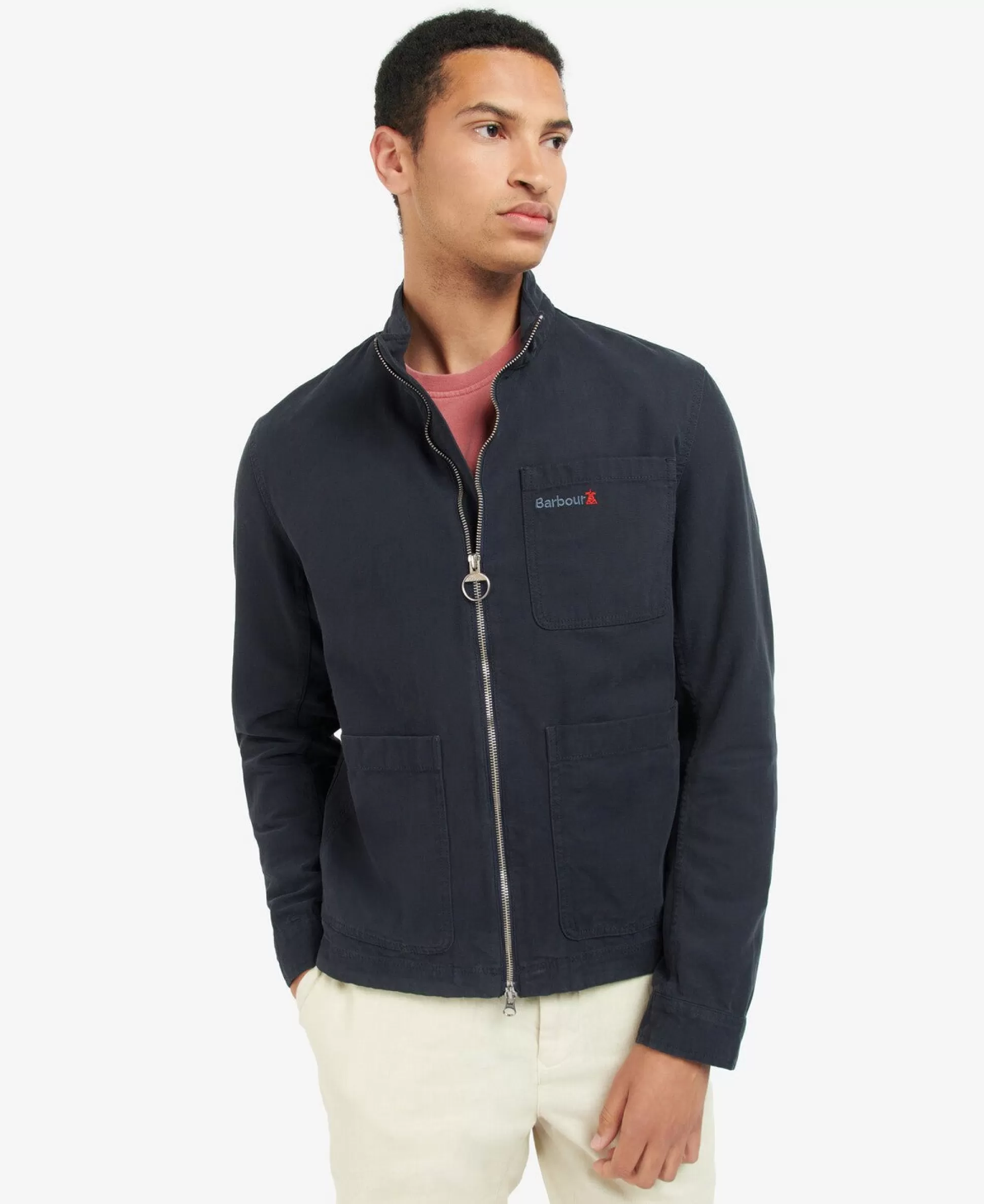 New Henry Bucks BARBOUR Benkirk Jacket NAVY