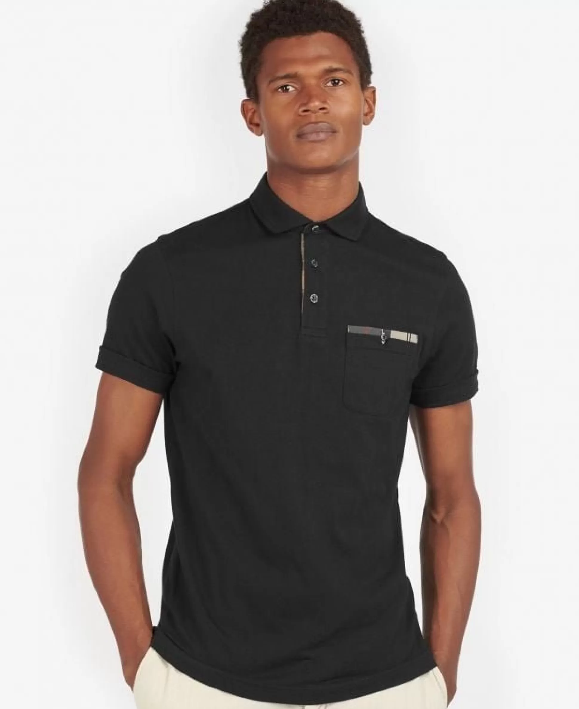 Store Henry Bucks BARBOUR Corpatch Polo BLACK