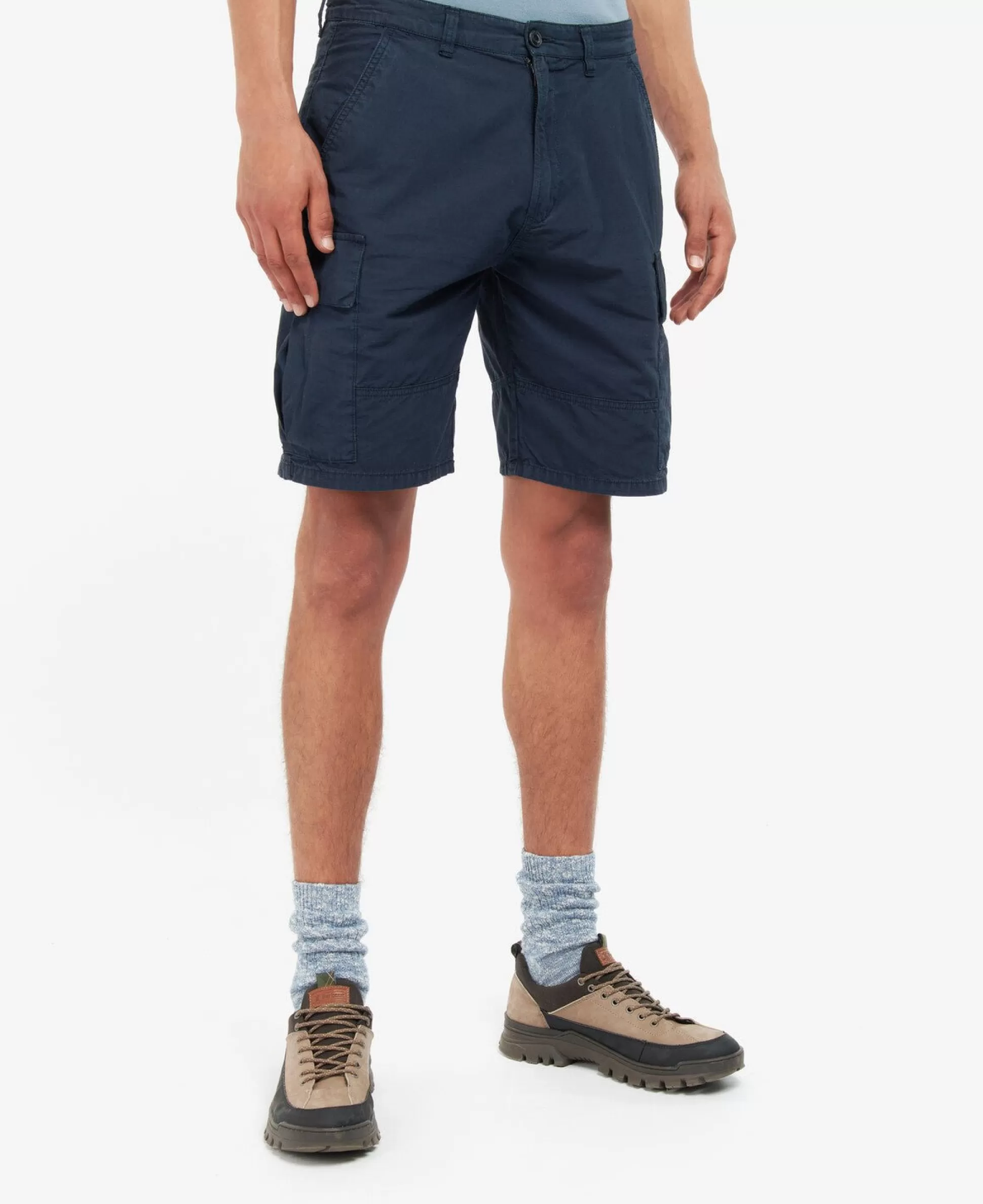 Shop Henry Bucks BARBOUR Essential Ripstop Cargo Shorts NAVY