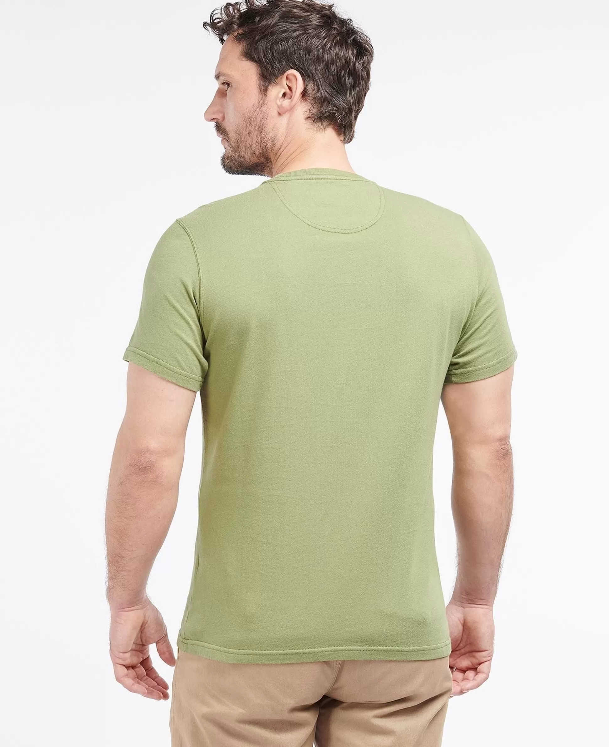 Flash Sale Henry Bucks BARBOUR Essential Sports T-Shirt OLIVE