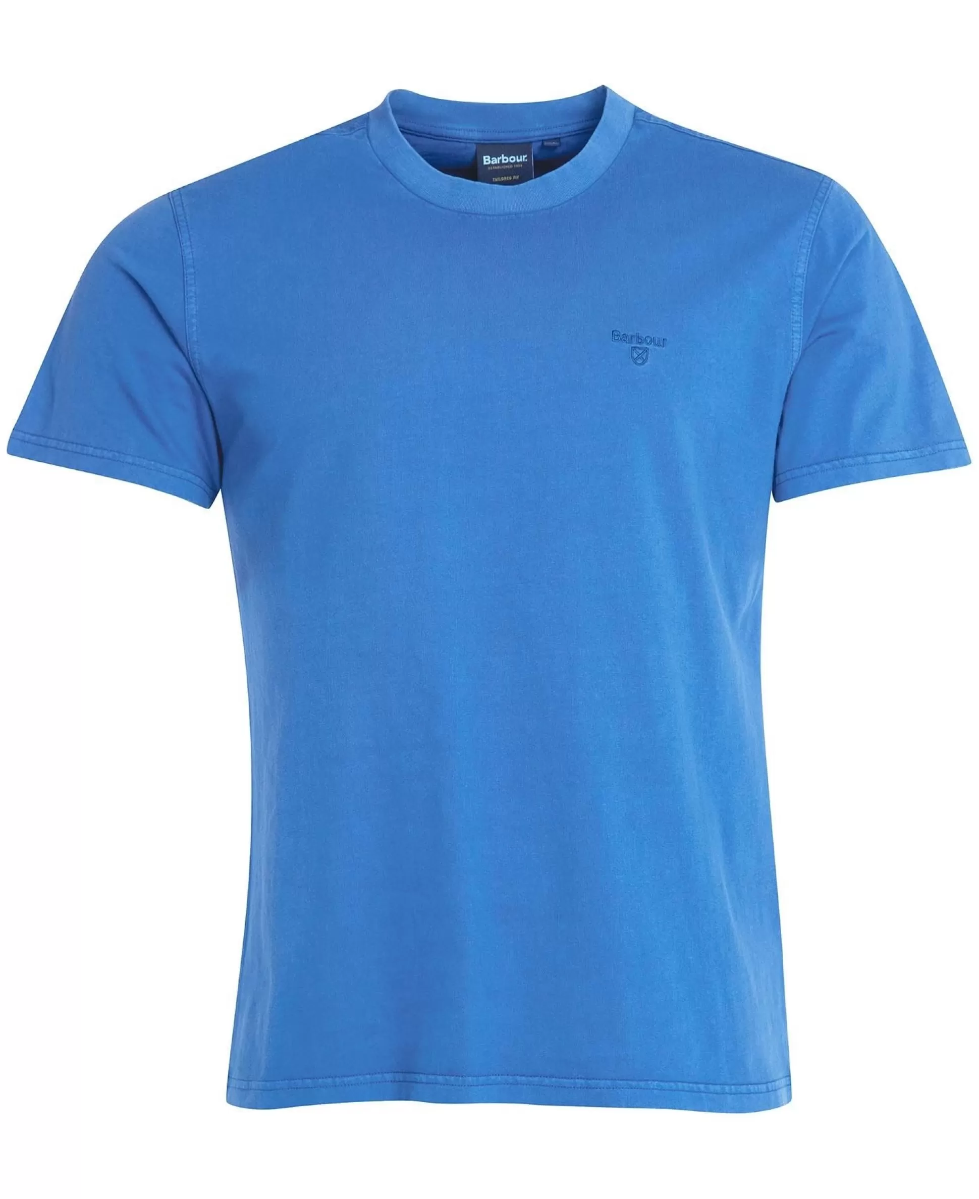 Clearance Henry Bucks BARBOUR Garment Dyed T-Shirt MARINE