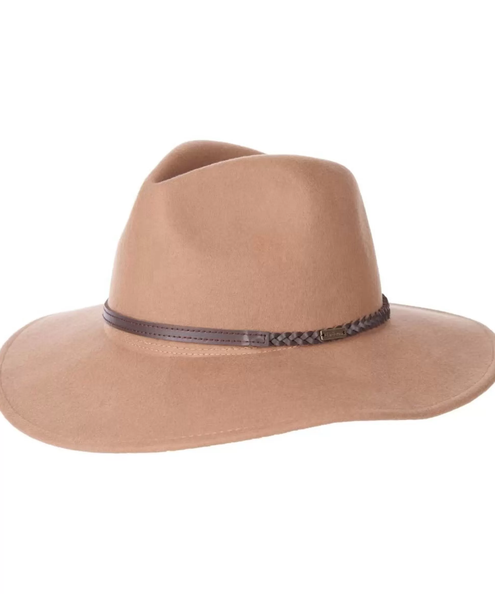 Online Henry Bucks BARBOUR Tack Fedora Hat CAMEL