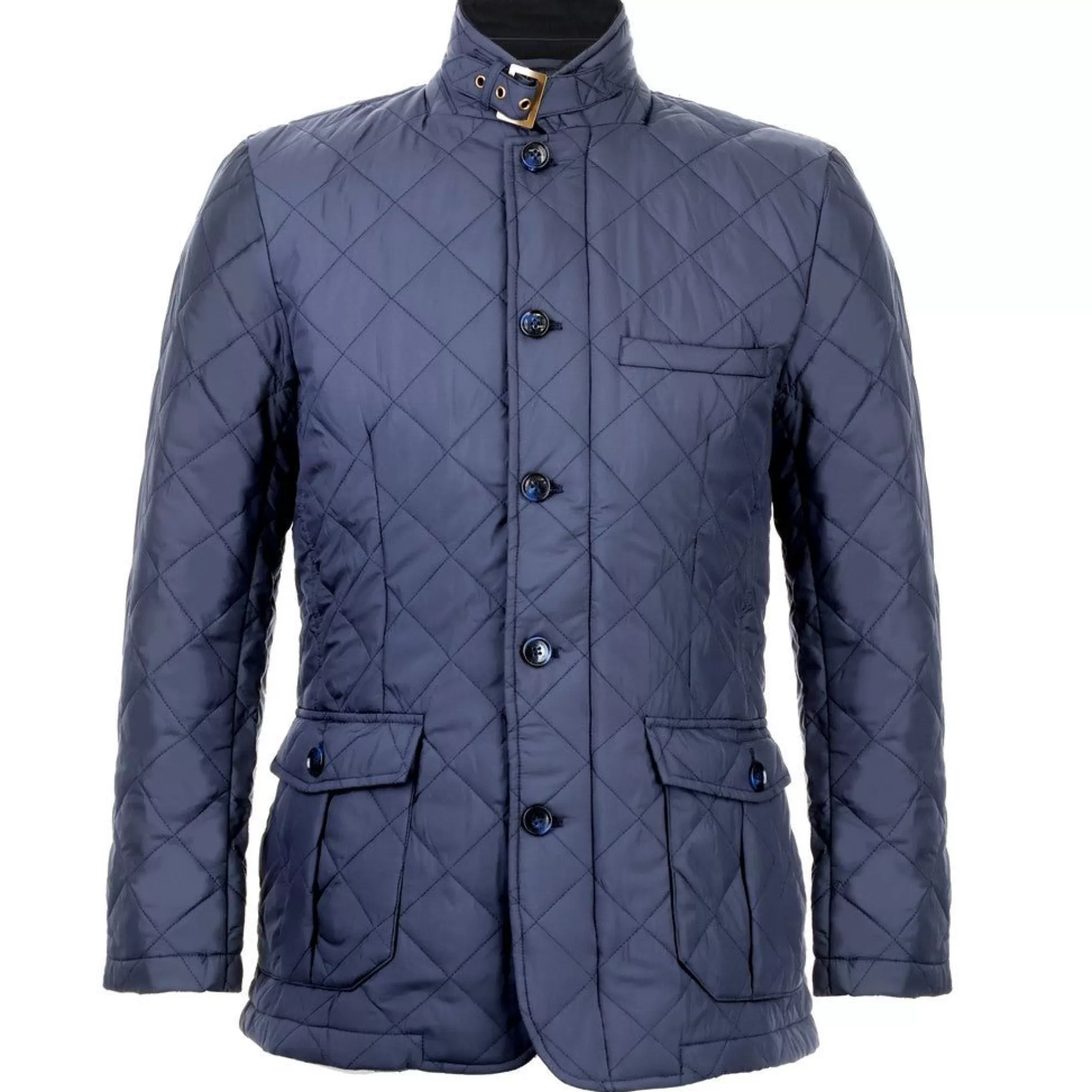 Best Sale Henry Bucks BEAUCAIRE James Quilted Jacket NAVY REG