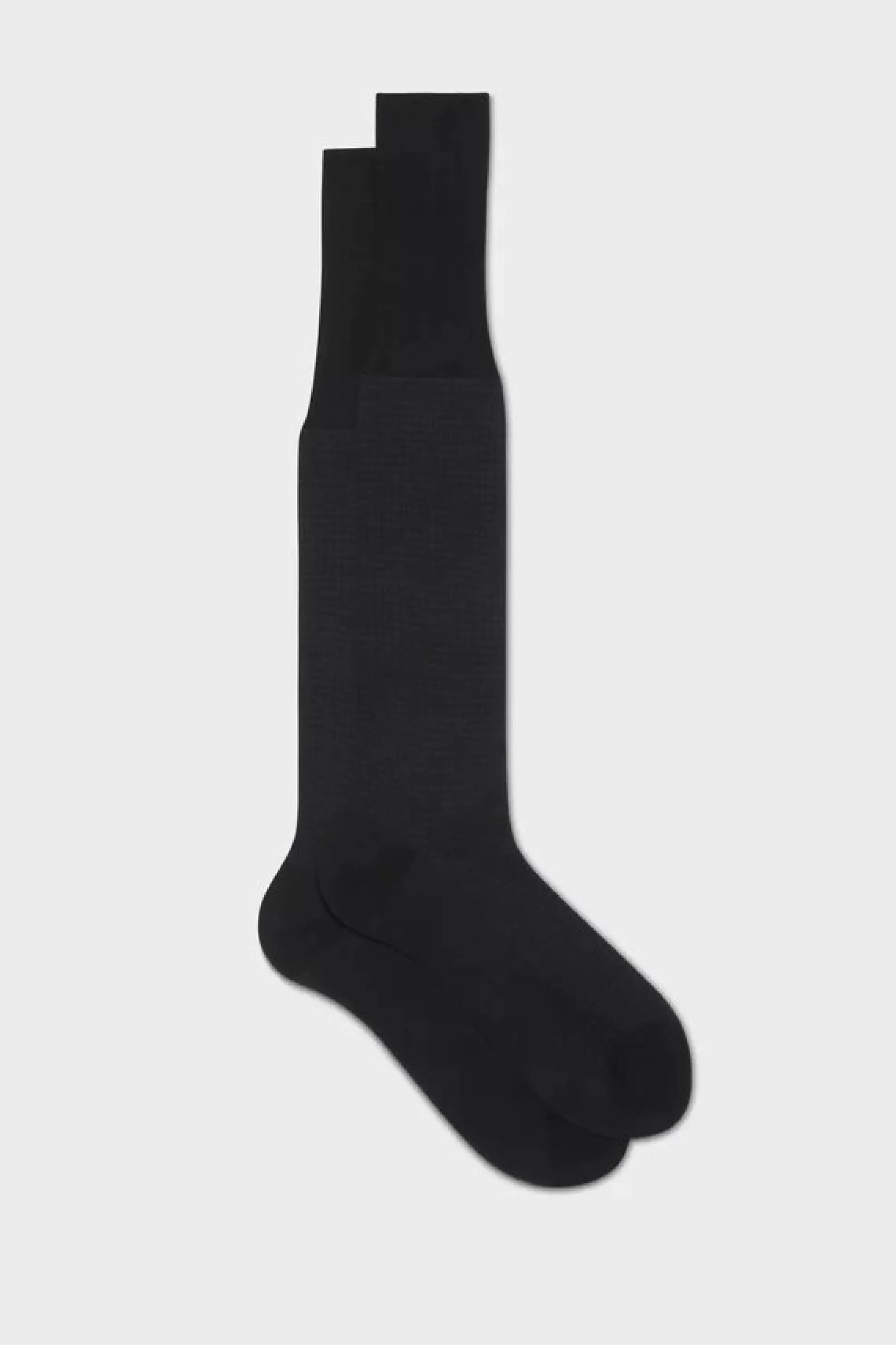 Shop Henry Bucks BRESCIANI Embroidered Cotton Socks BLACK