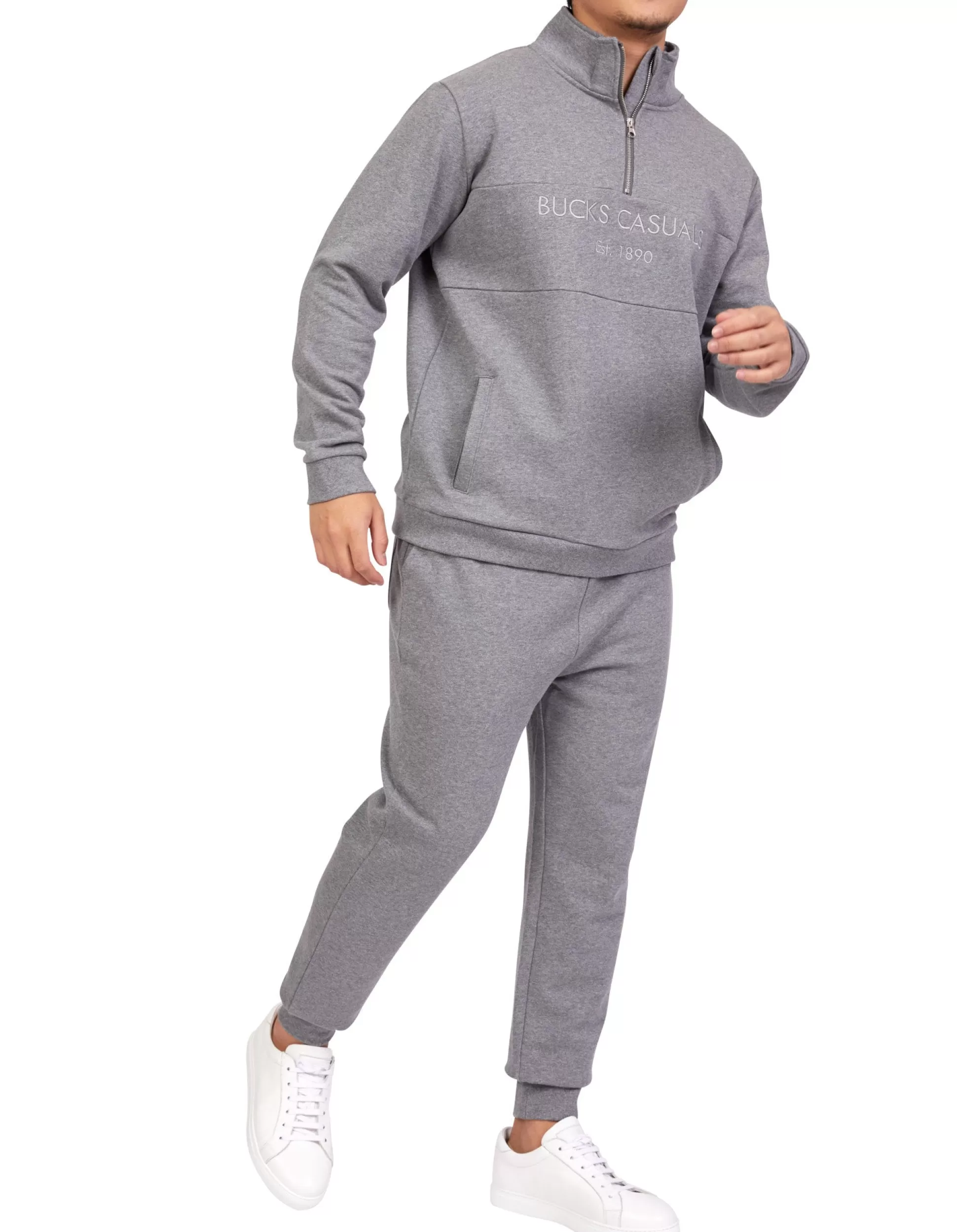 Best Henry Bucks Bucks Casual Todd Track Pants GREY MELANGE