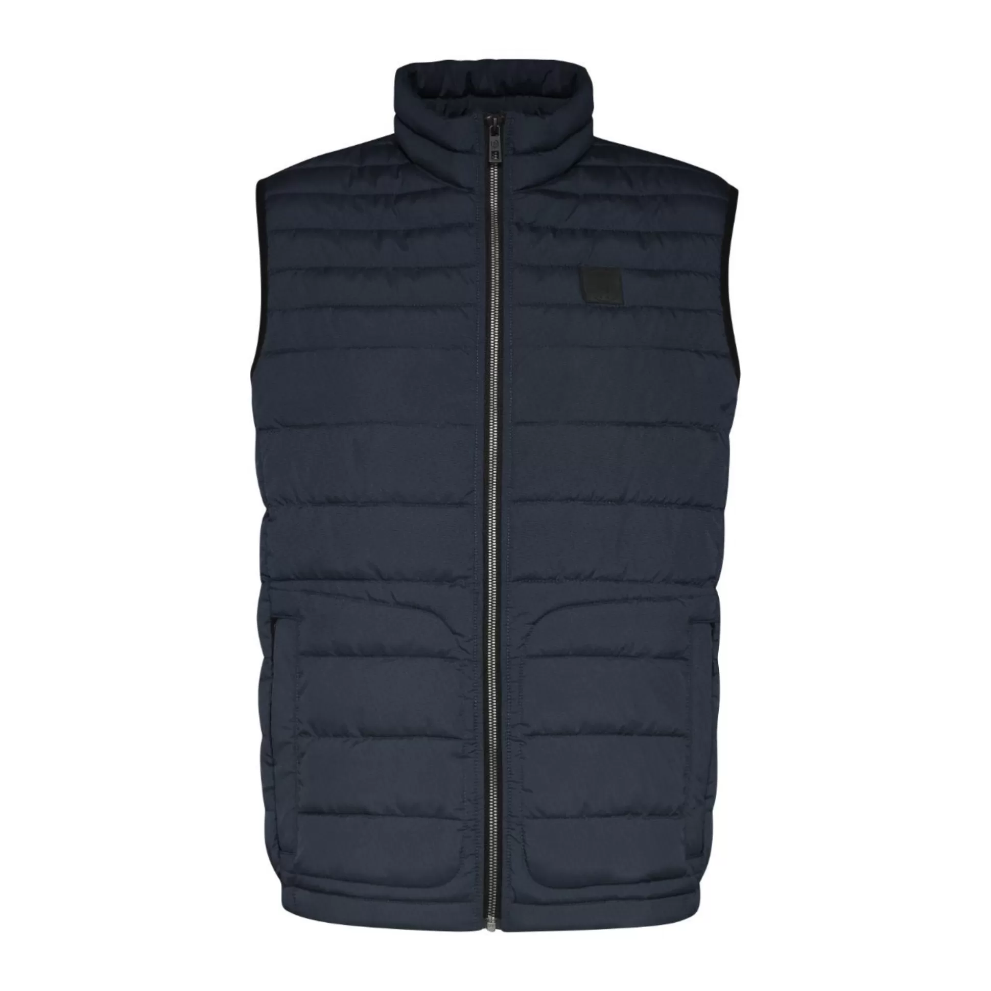 Discount Henry Bucks BUGATTI Zip Up Quilted Vest NAVY REG