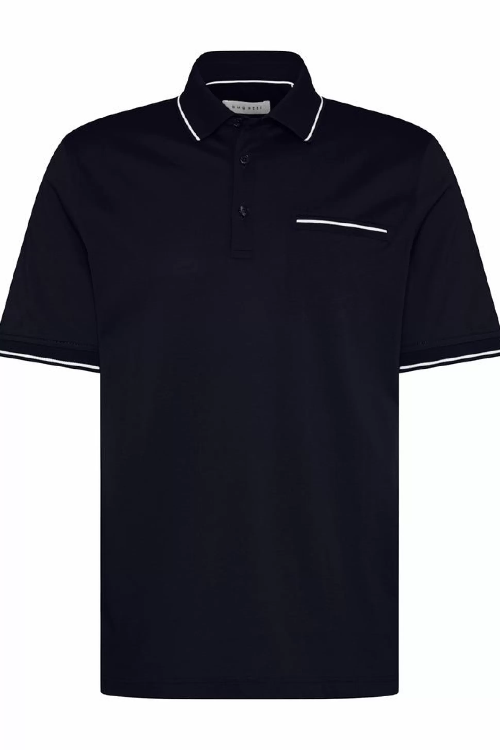 New Henry Bucks BUGATTI Classic Polo With Stripes NAVY