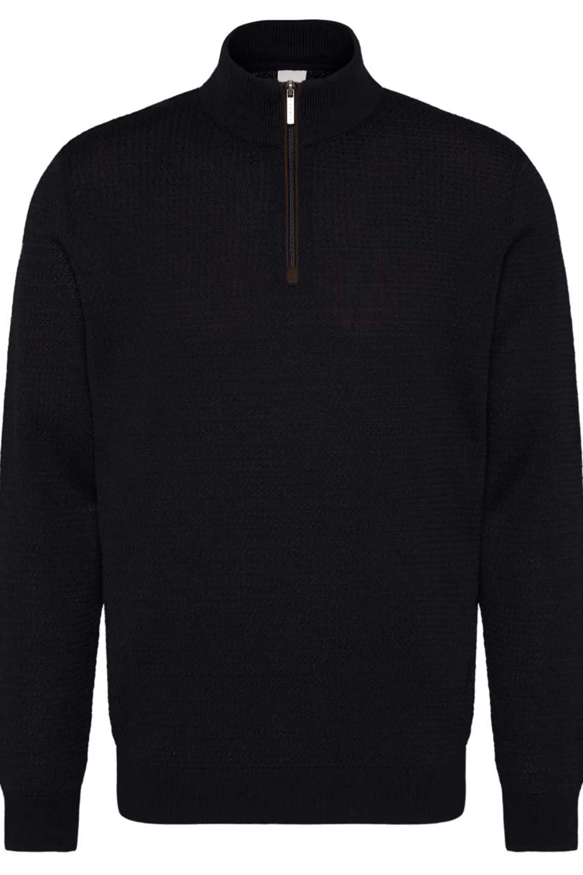 Cheap Henry Bucks BUGATTI Mens Long Sleeve Half Zip Sweater NAVY