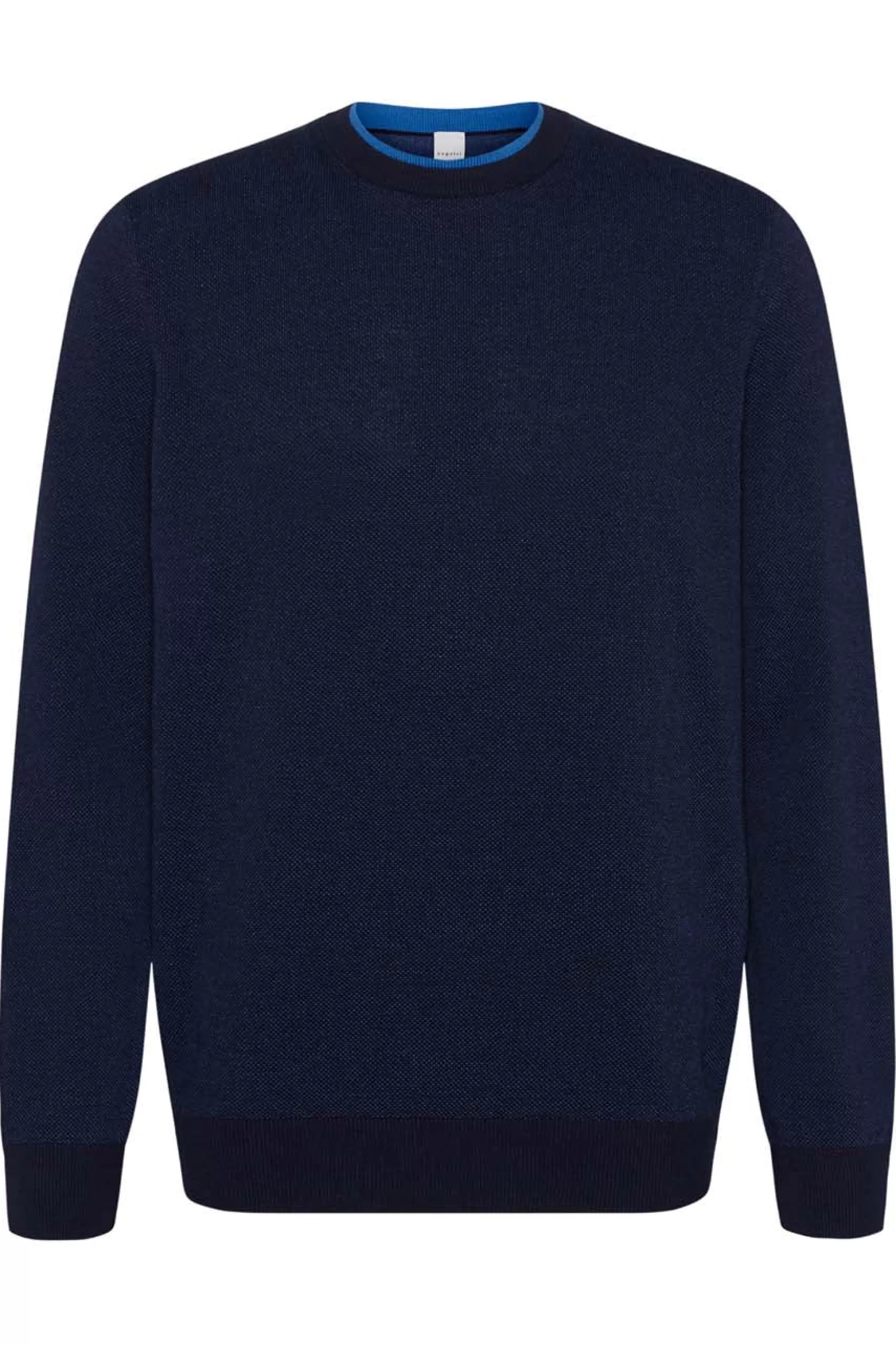 Online Henry Bucks BUGATTI Mens Long Sleeve Sweater NAVY BLUE