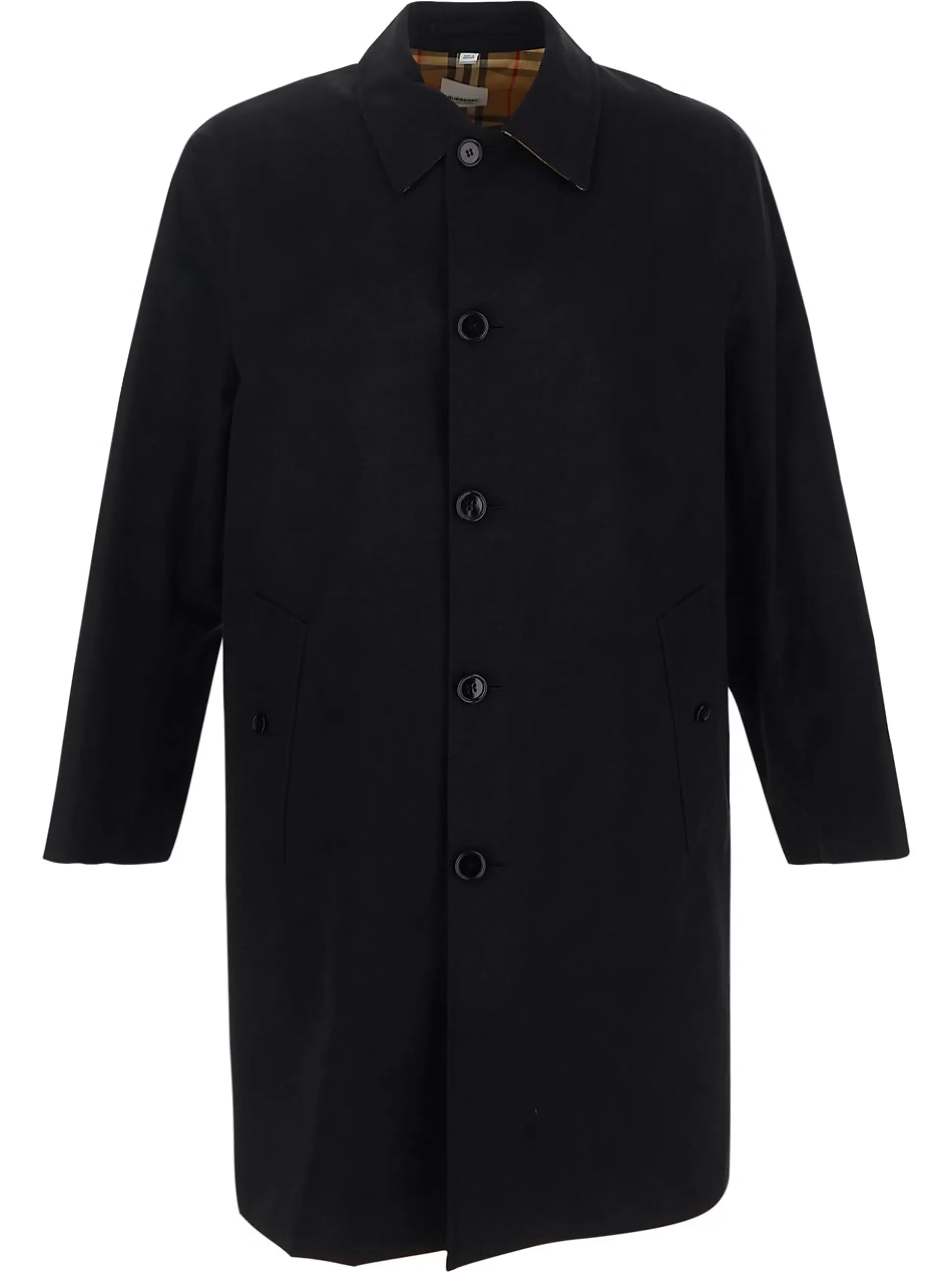 Best Sale Henry Bucks BURBERRY Man Overcoat BLACK REG