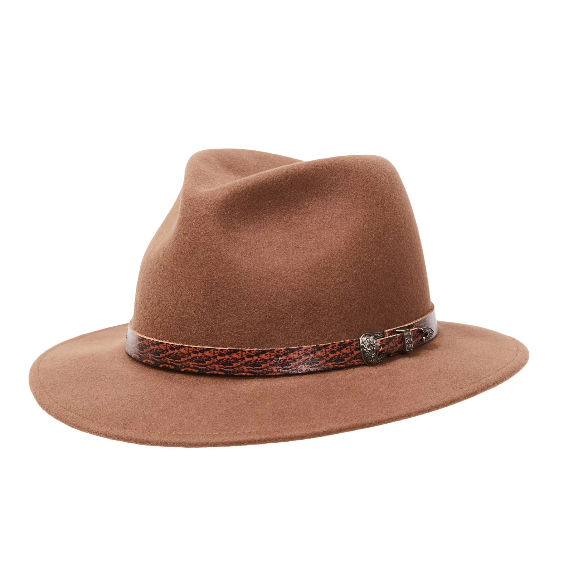 Best Henry Bucks CITY HATTERS Bill Fedora BROWN