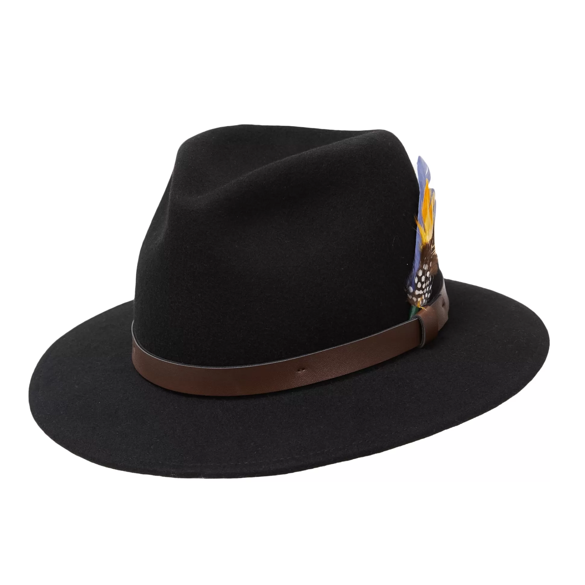 Outlet Henry Bucks CITY HATTERS Matthew Fedora BLACK