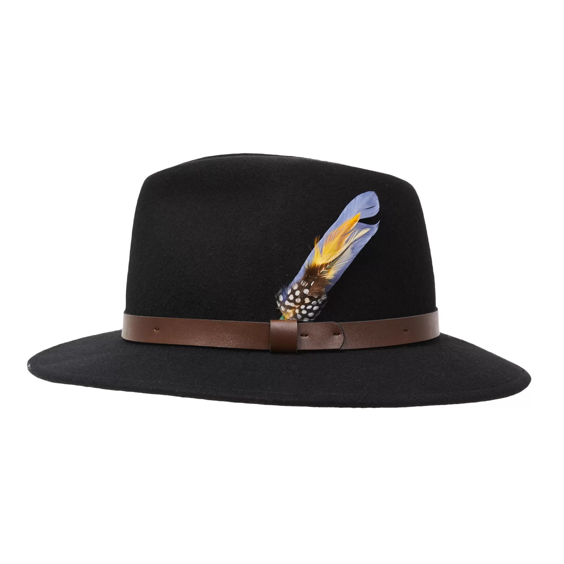 Outlet Henry Bucks CITY HATTERS Matthew Fedora BLACK