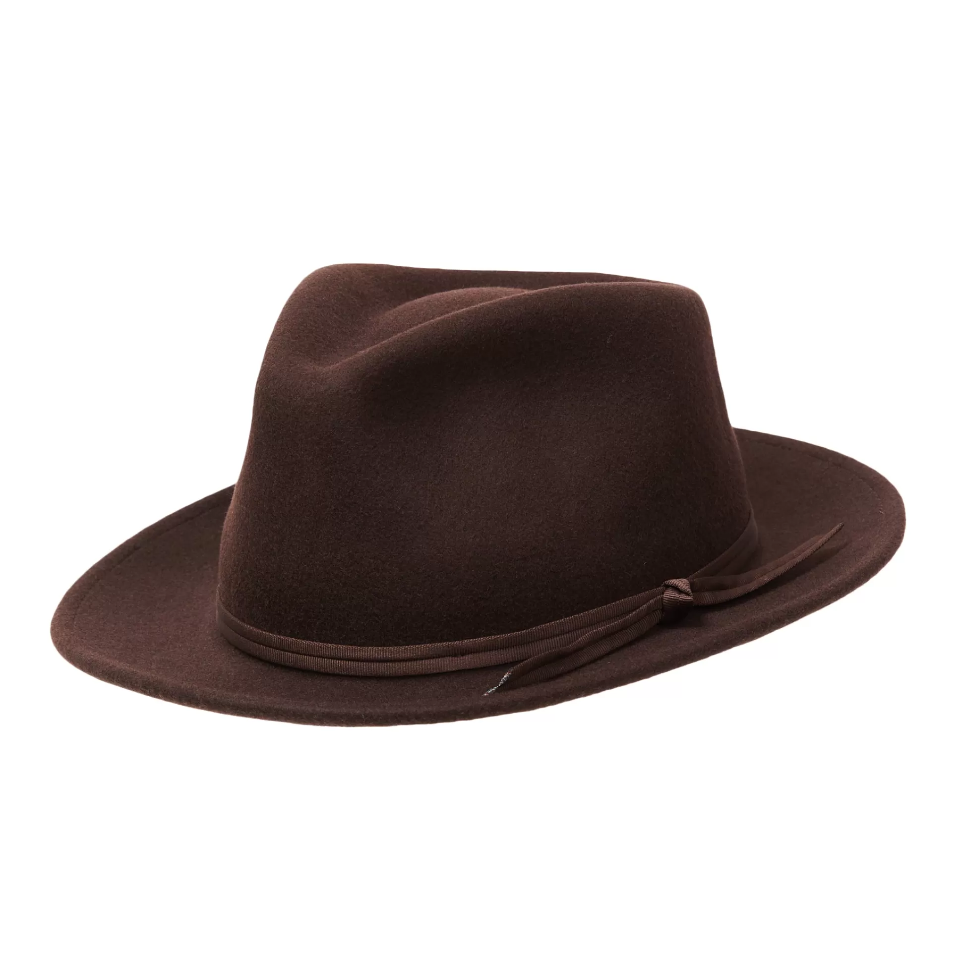 Sale Henry Bucks CITY HATTERS Max Fedora DARK TAN