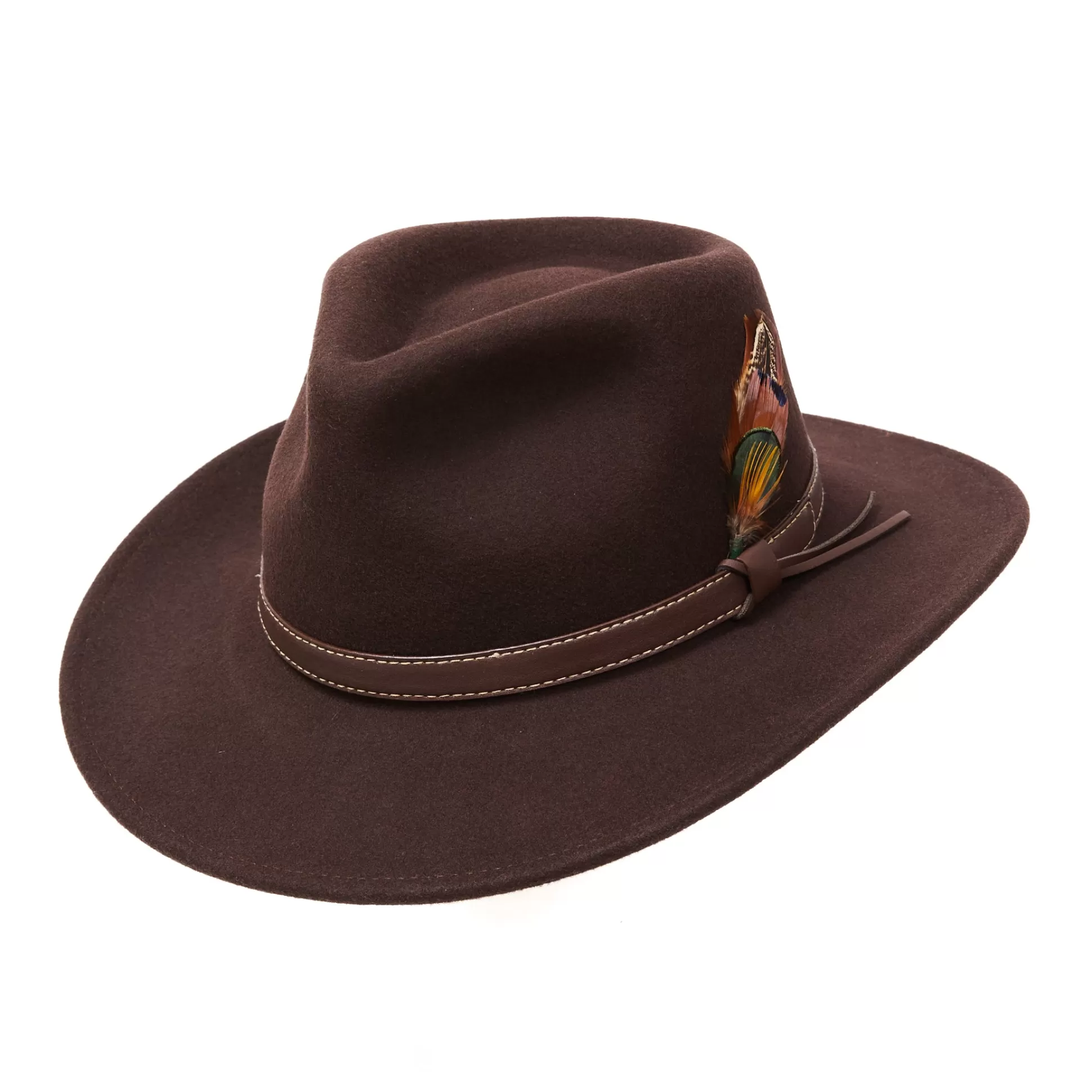 Outlet Henry Bucks CITY HATTERS Ronald Country Hat BROWN