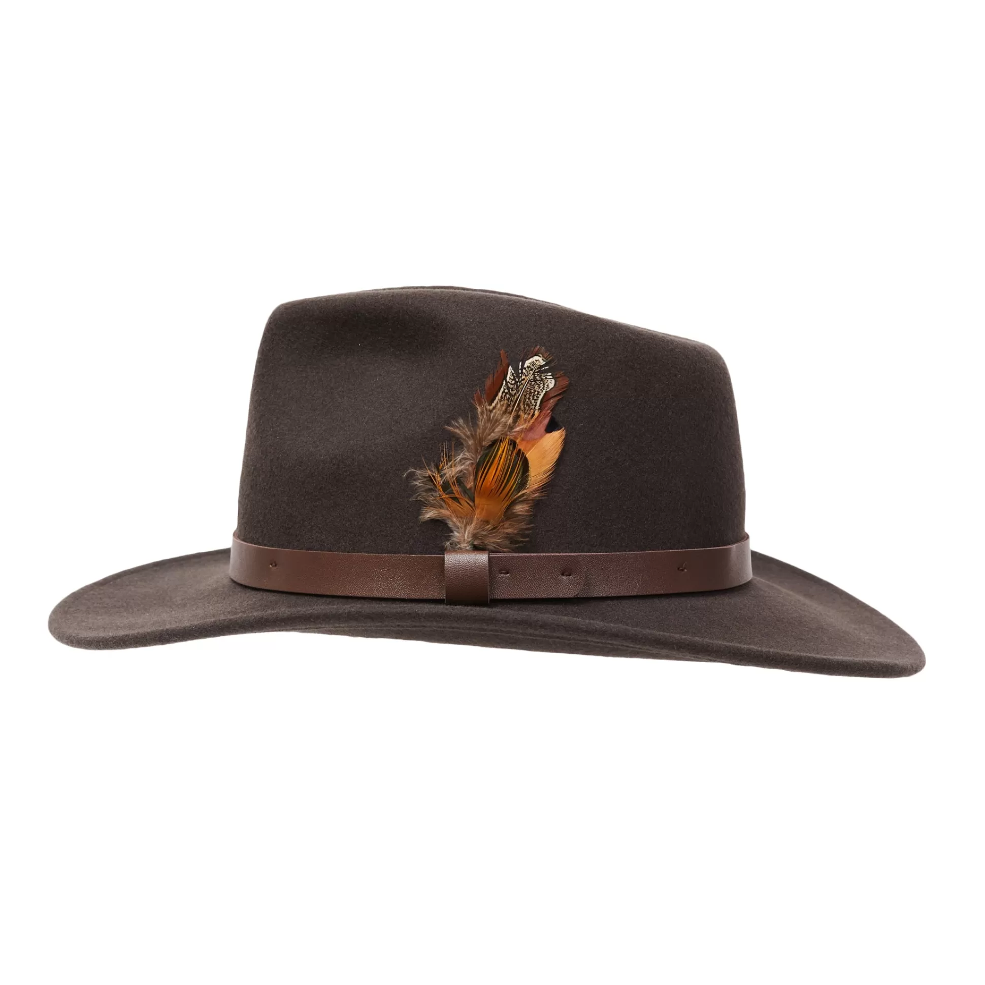 Clearance Henry Bucks CITY HATTERS William Fedora BROWN