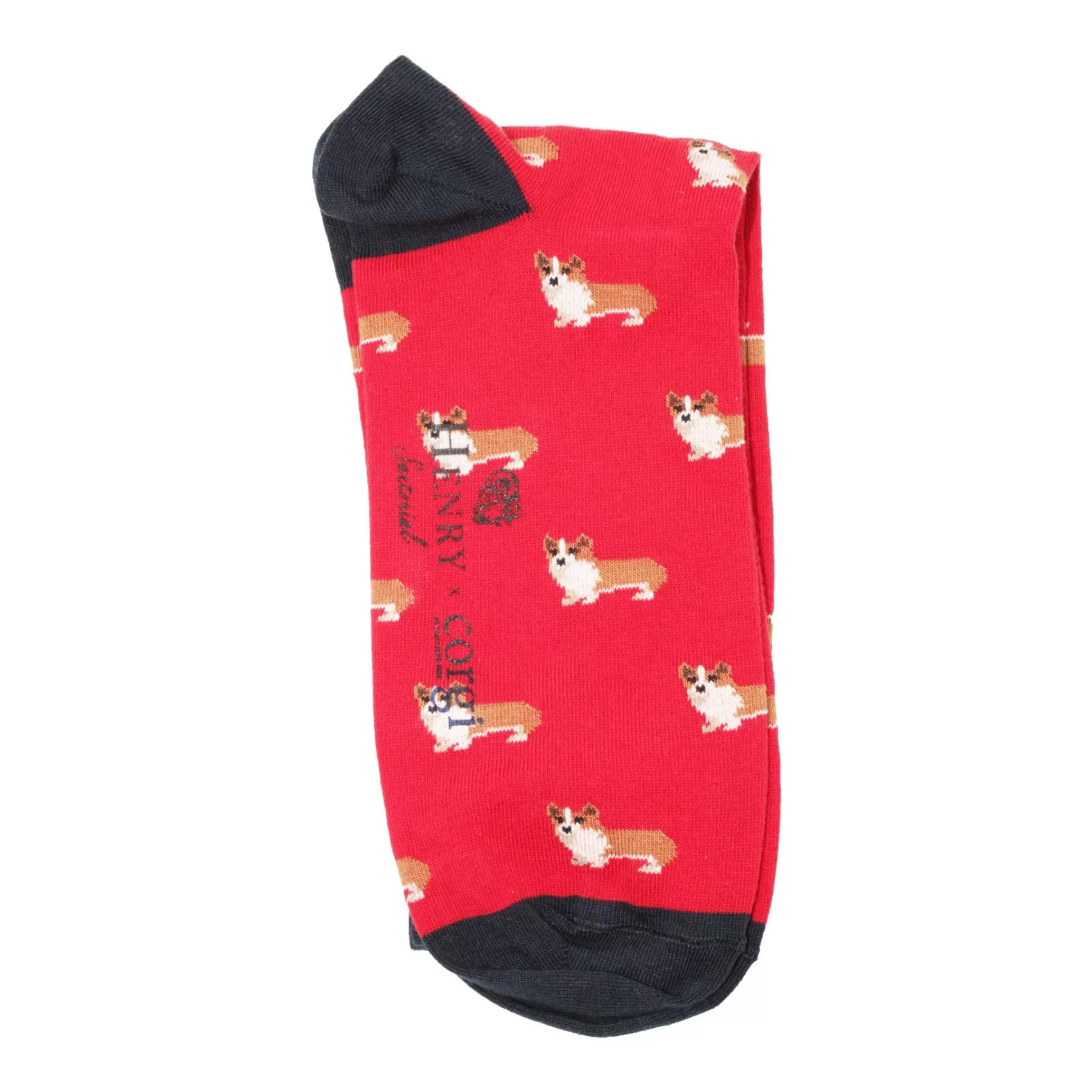 Flash Sale Henry Bucks CORGI Best Of British Sock RED