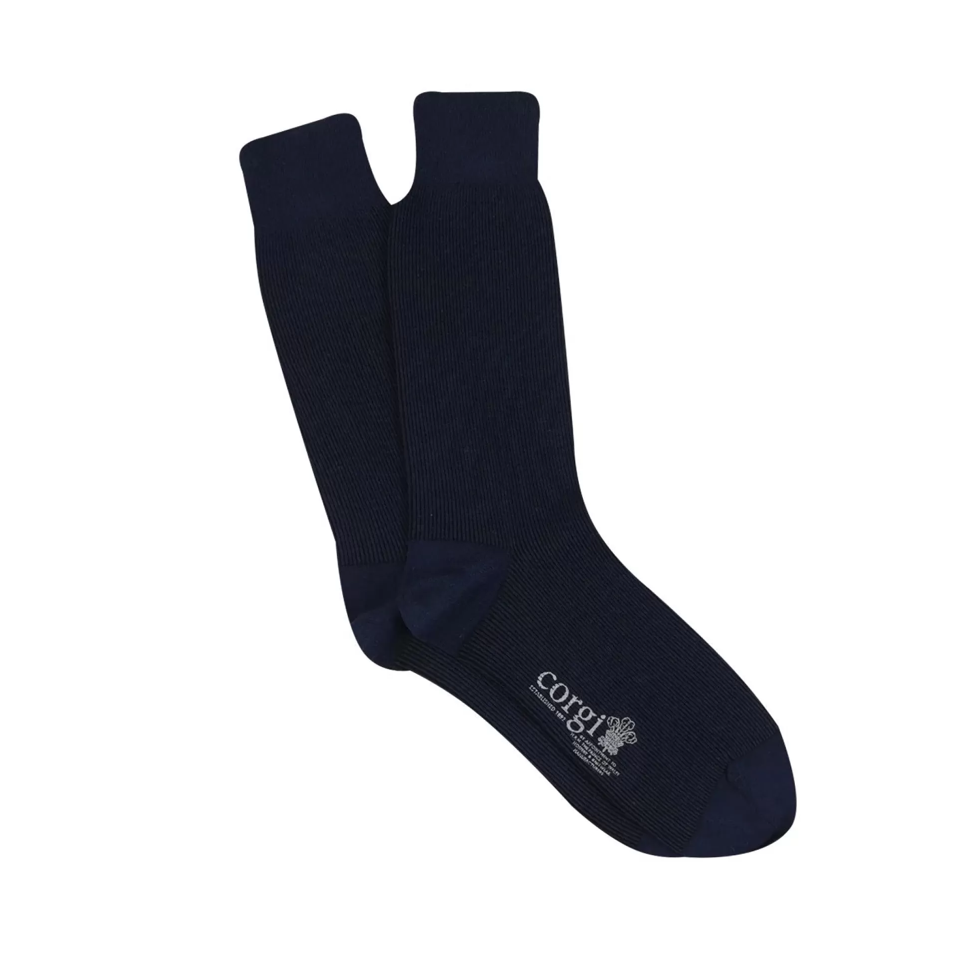 Store Henry Bucks CORGI LTWT COTTON PLAIN SOCKS NAVY