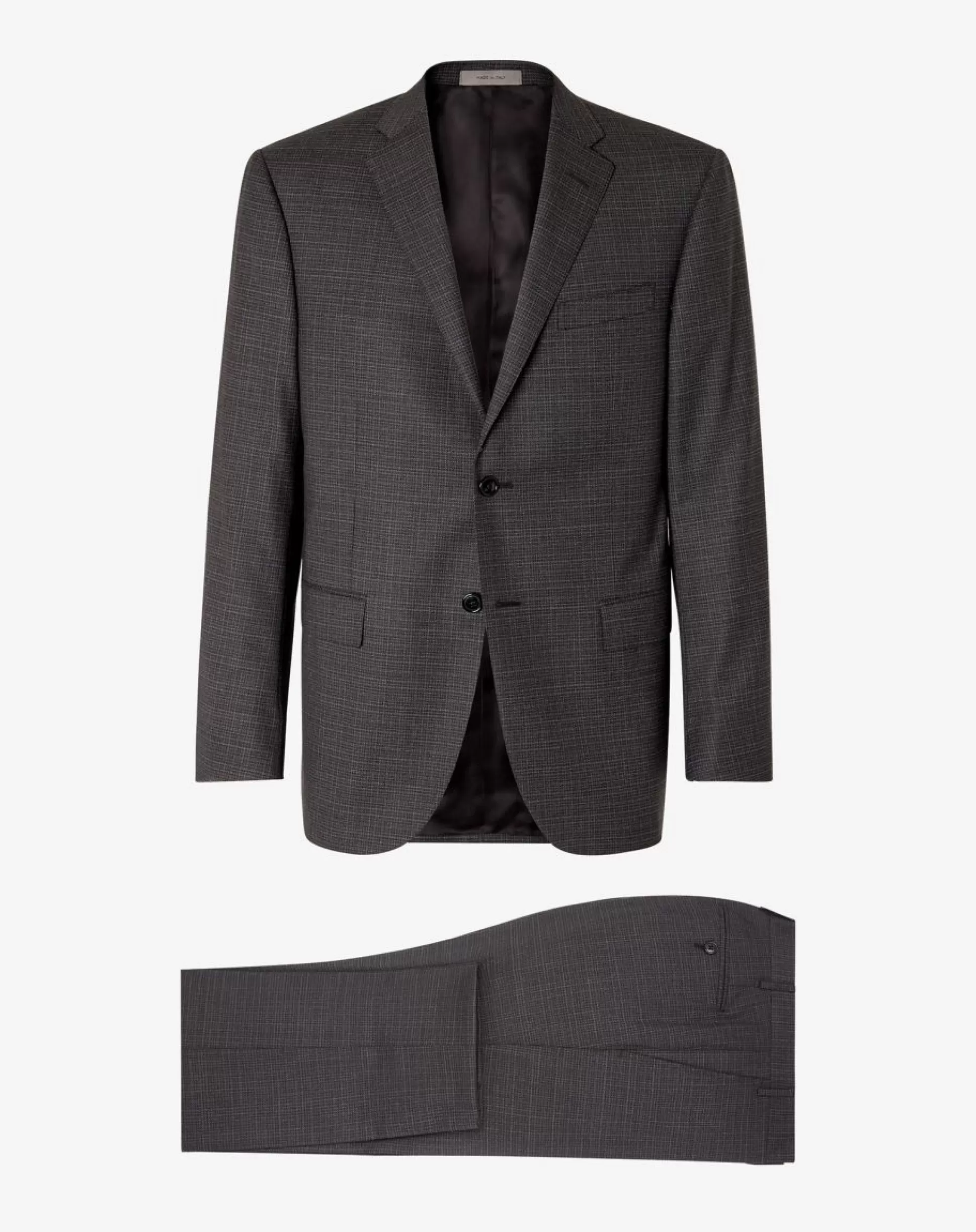 Store Henry Bucks CORNELIANI Check Leader Suit CHARCOAL REG