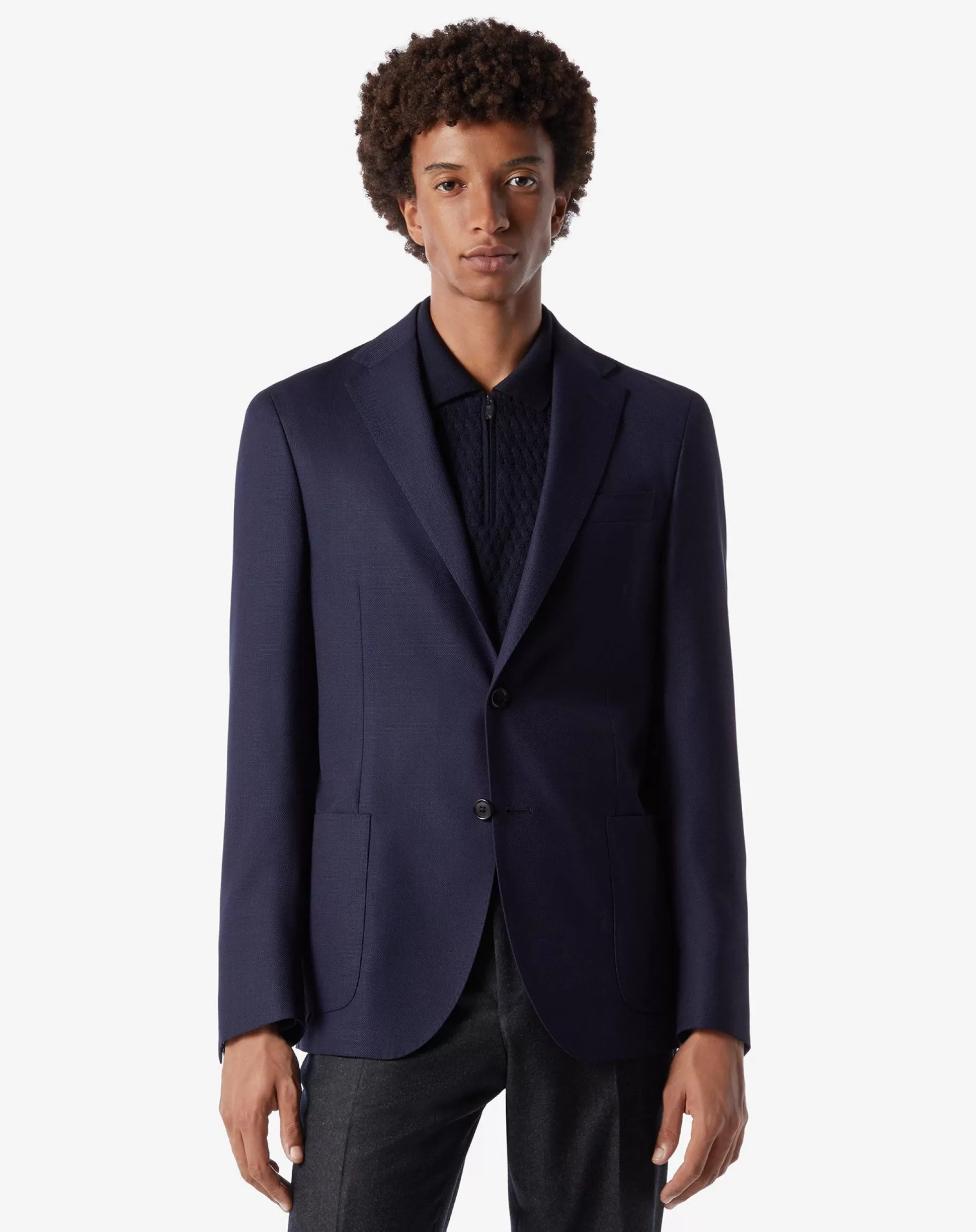 Cheap Henry Bucks CORNELIANI Leader Jacket NAVY