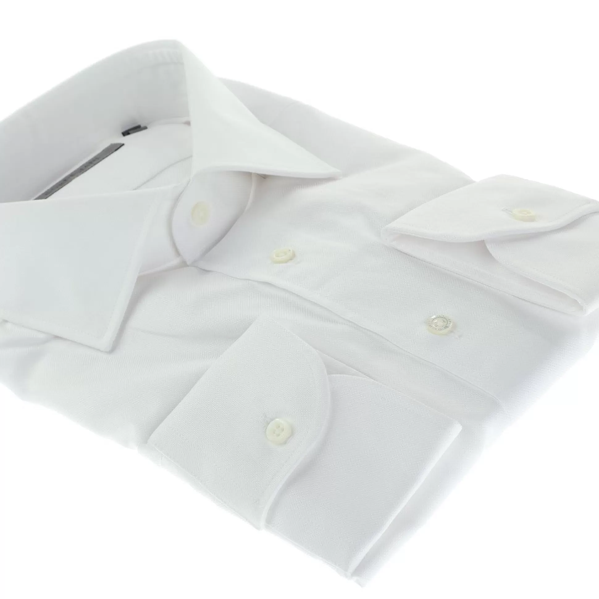 Cheap Henry Bucks CORNELIANI Oxford Single Cuff Tailored Fit Cotton Shirt WHITE WHITE SC-TAILORED FIT