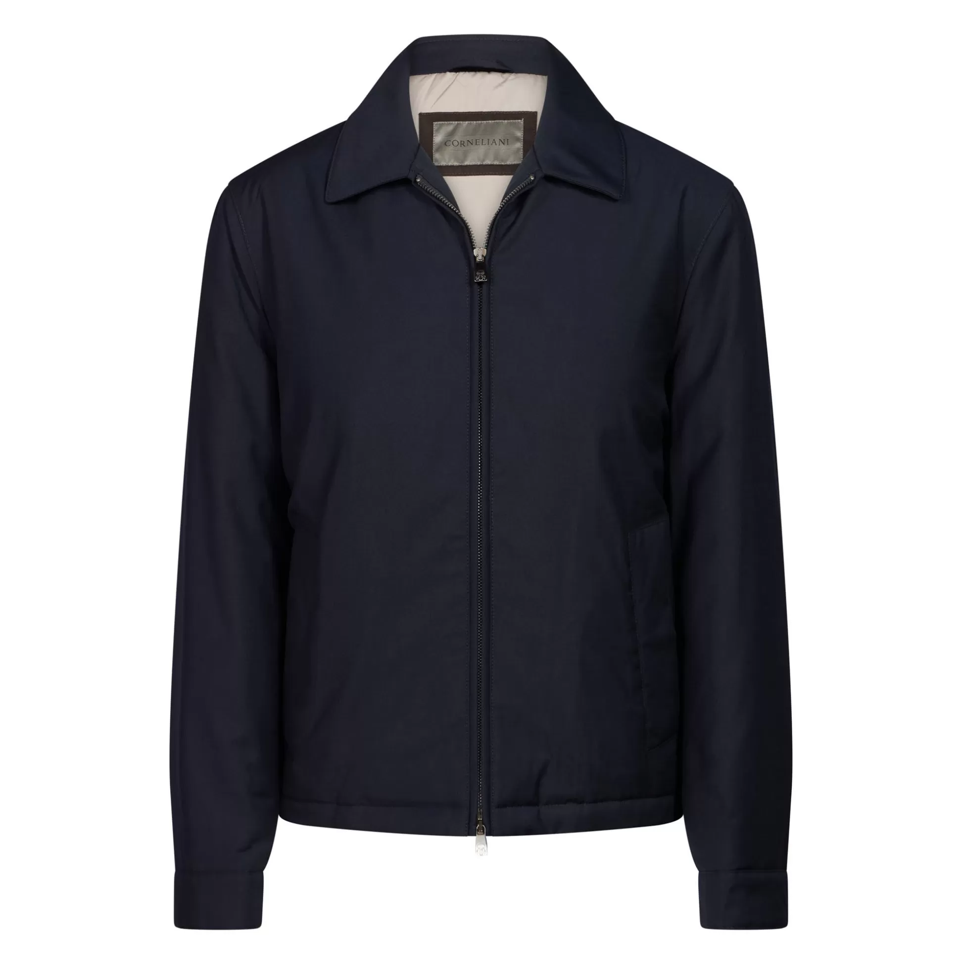 Clearance Henry Bucks CORNELIANI Padded Twill Jacket NAVY REG