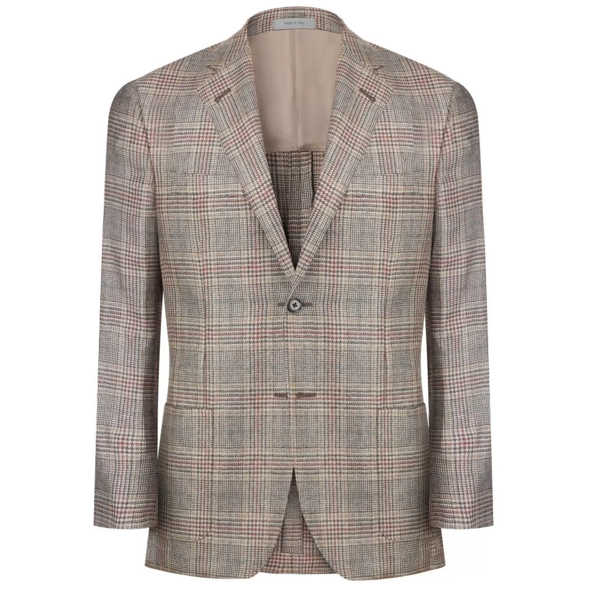 Fashion Henry Bucks CORNELIANI Single Breasted Cashmere Gate Jacket CAMEL