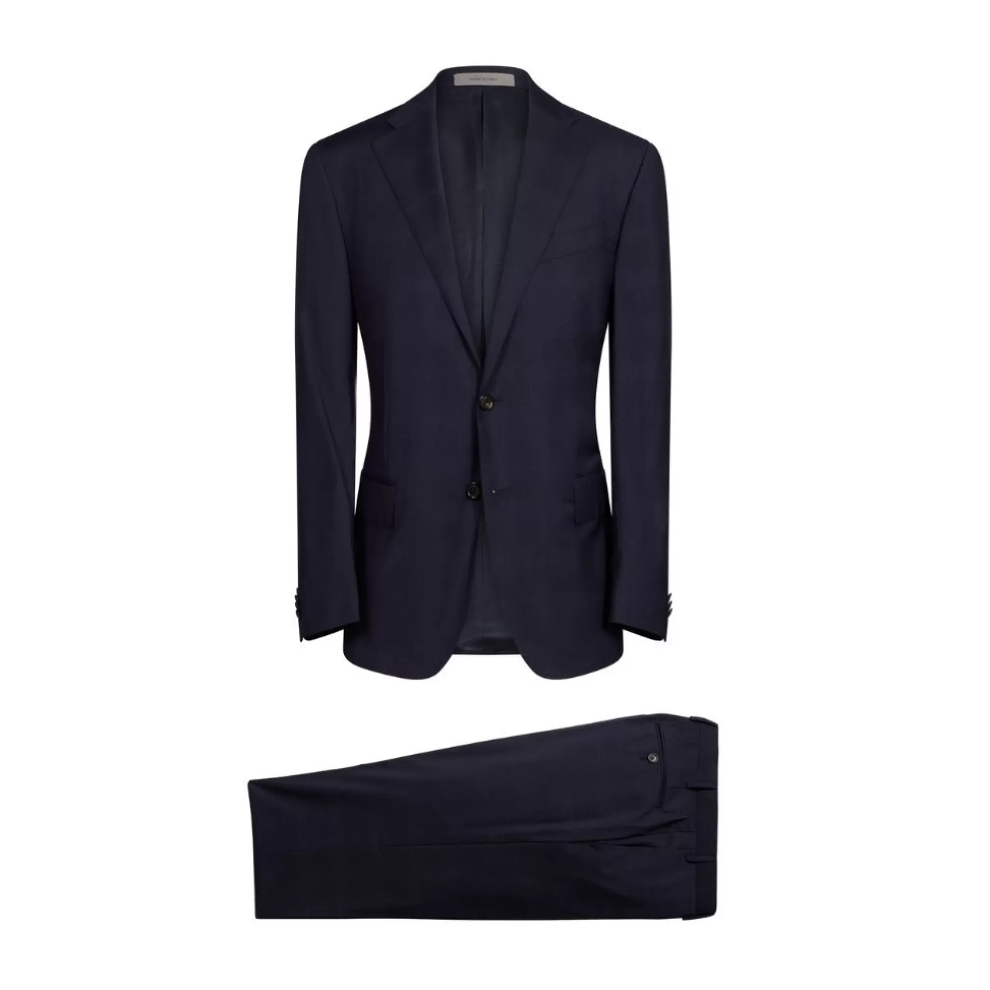 Discount Henry Bucks CORNELIANI Stretch Wool Suit NAVY REG