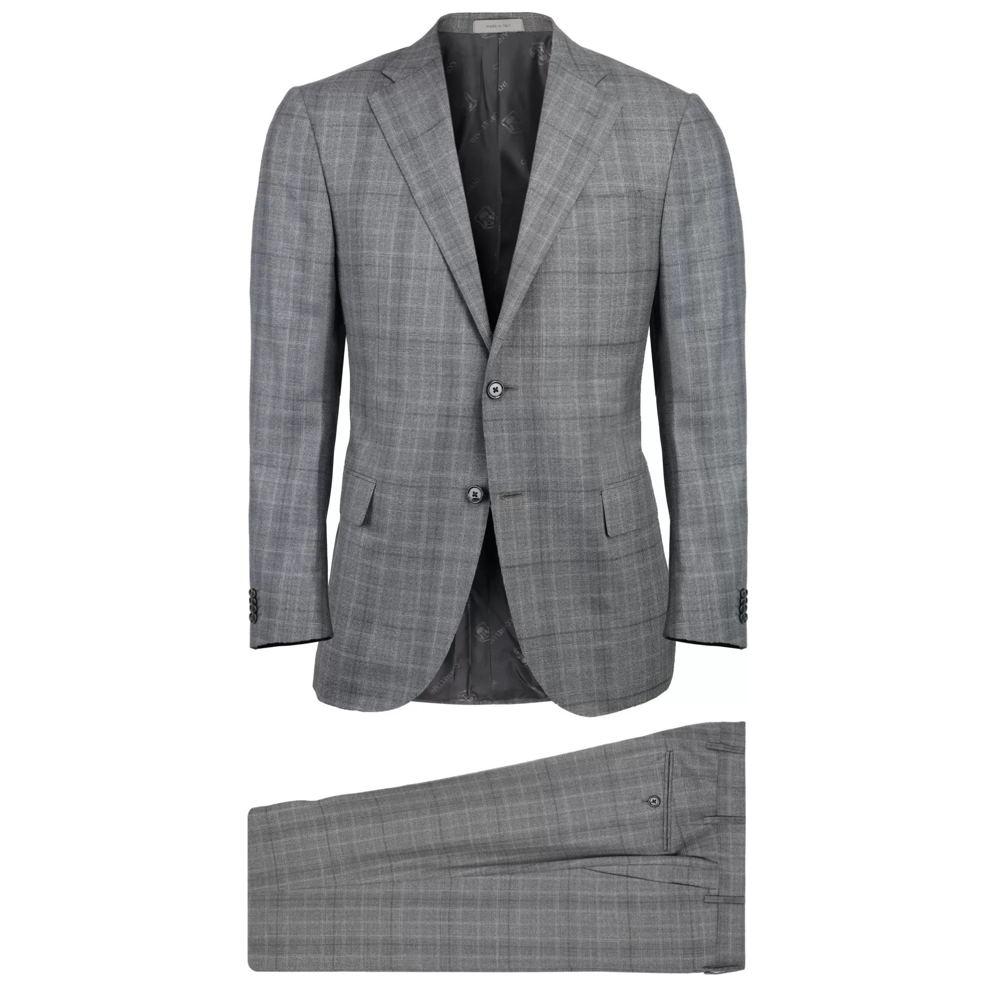 Shop Henry Bucks CORNELIANI Twill Leader Suit MID GREY