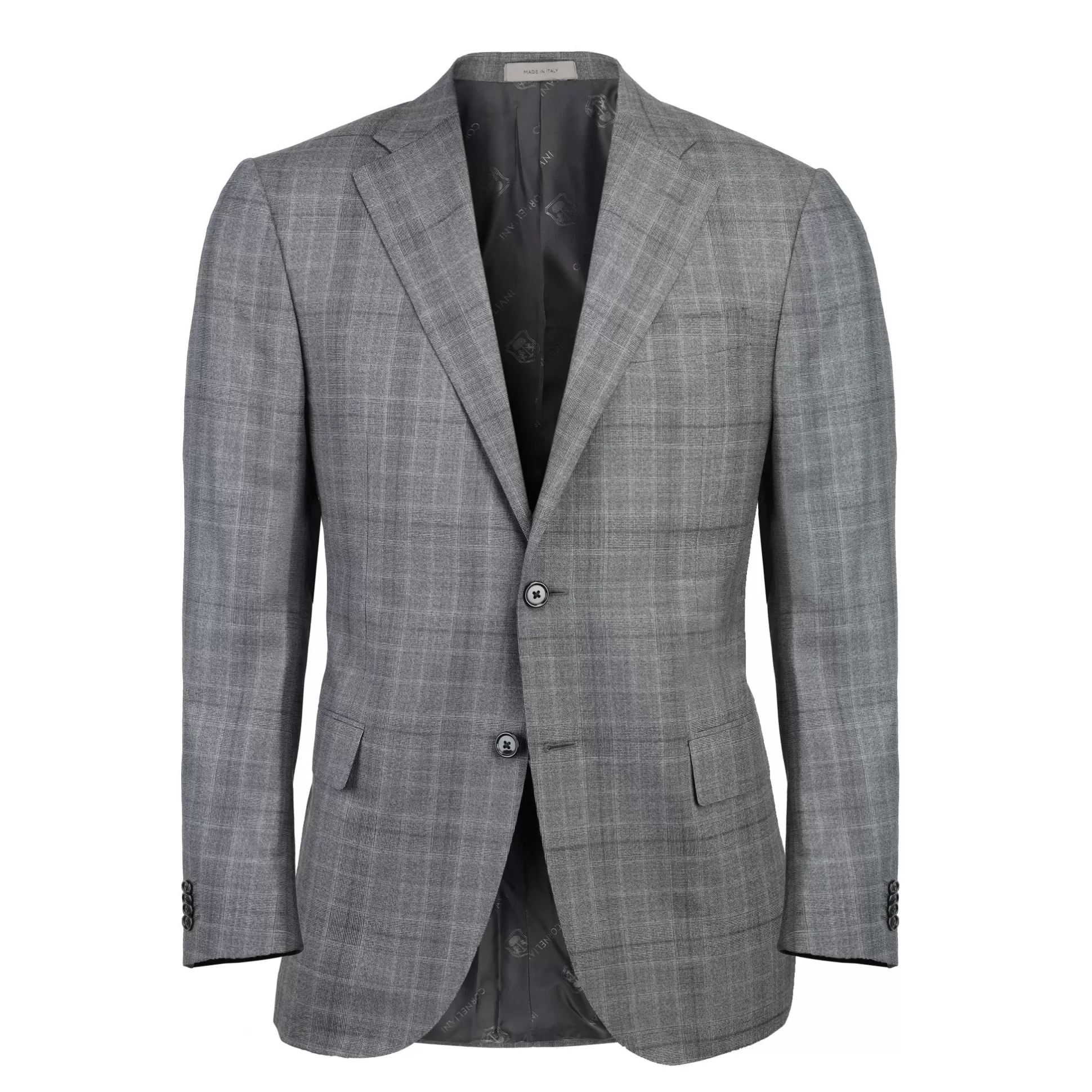 Shop Henry Bucks CORNELIANI Twill Leader Suit MID GREY