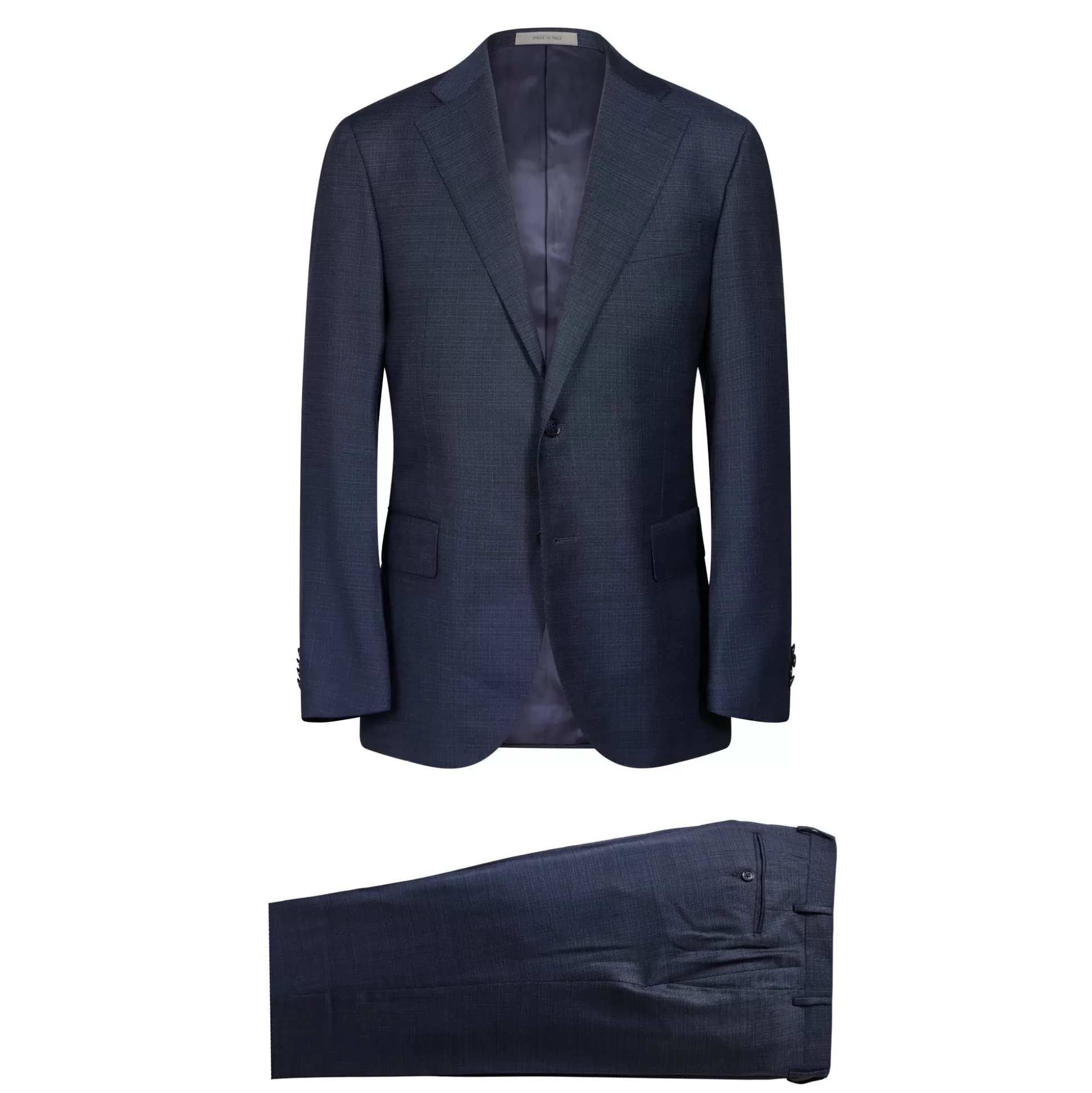 Outlet Henry Bucks CORNELIANI Wool Stretch Suit NAVY REG