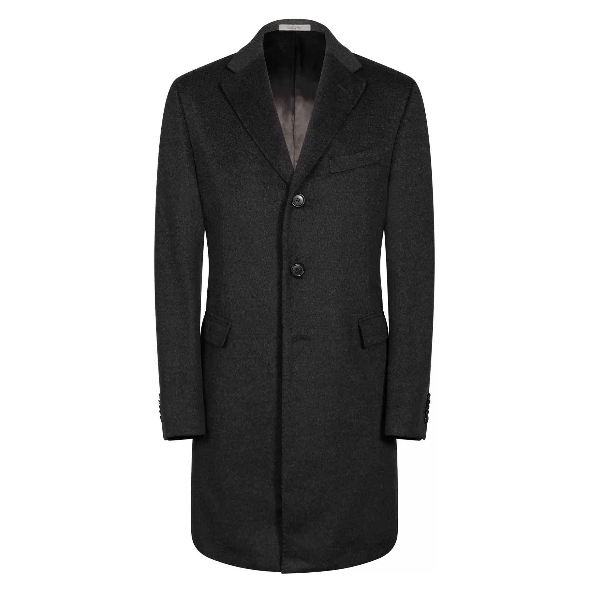 Discount Henry Bucks CORNELIANI Wool Top Coat CHARCOAL REG