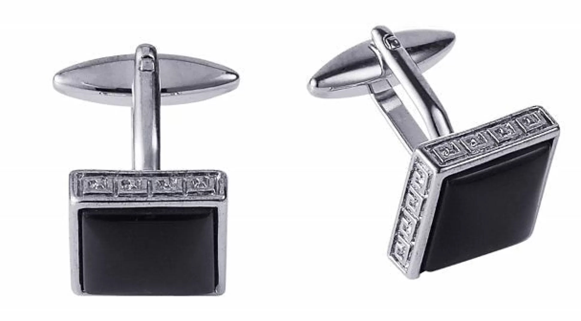 Outlet Henry Bucks Cudworth Black Cat's Eye Cufflinks -