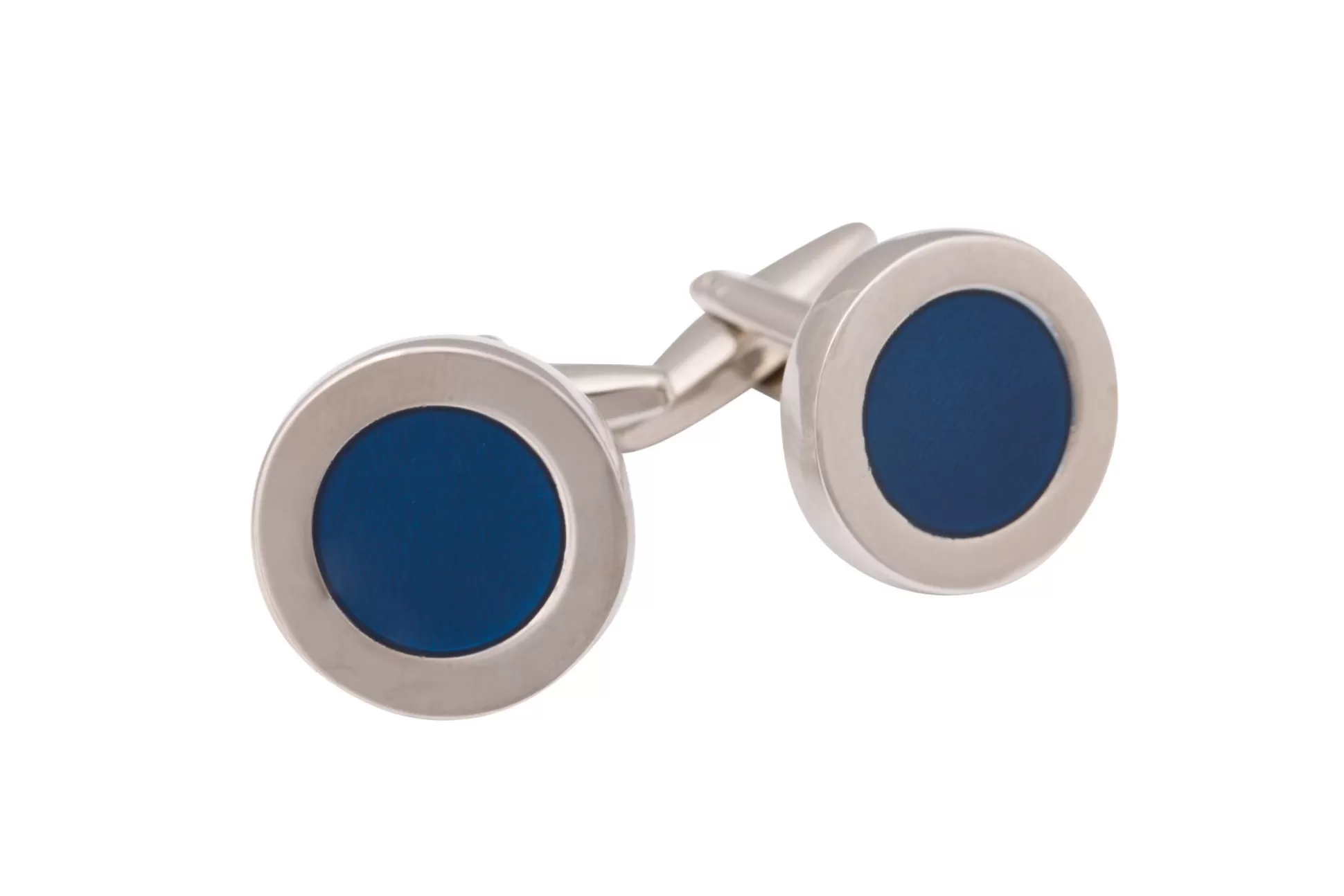 Fashion Henry Bucks Cudworth Navy Enamel Cufflinks -