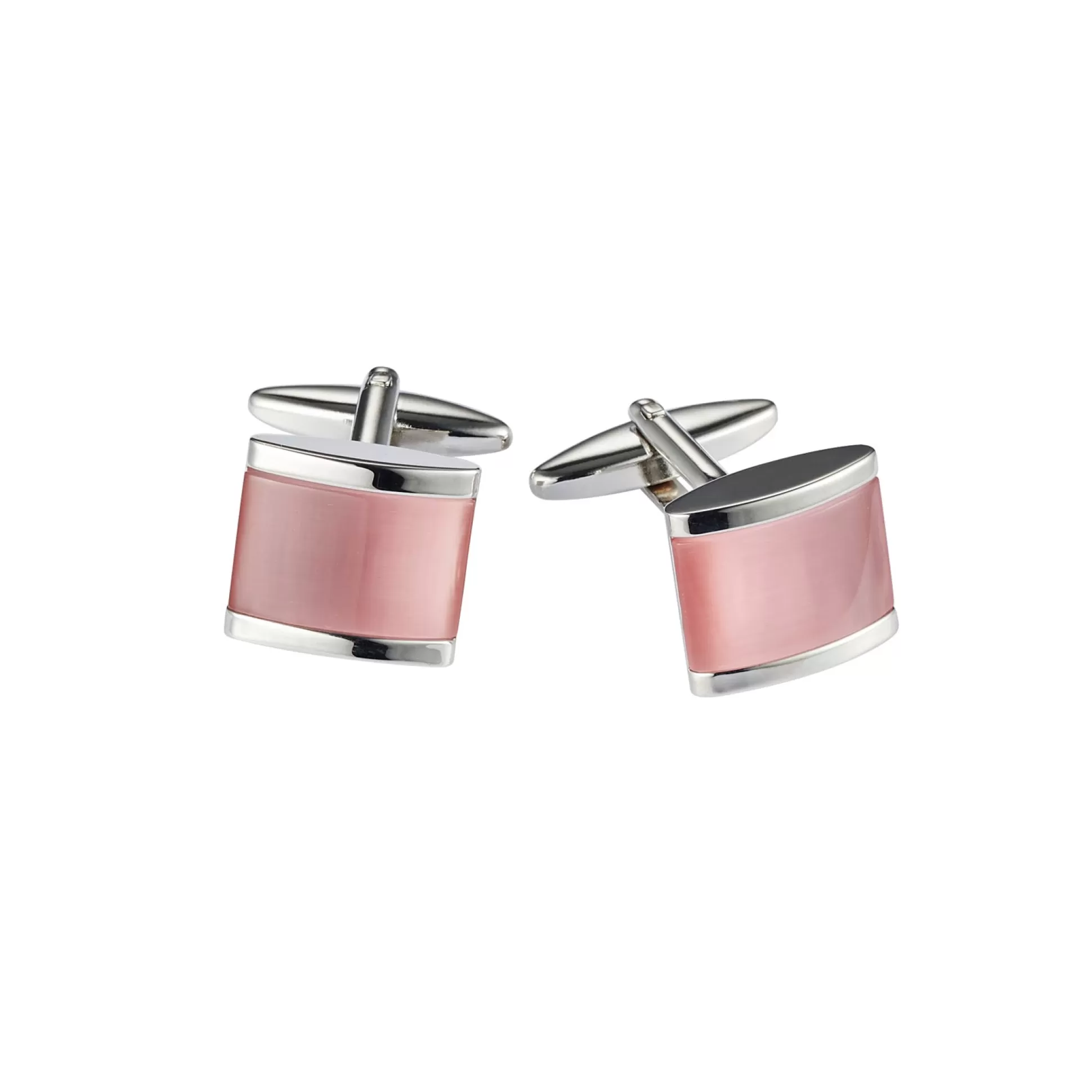 Flash Sale Henry Bucks Cudworth Pink Cat's Eye Cufflinks -