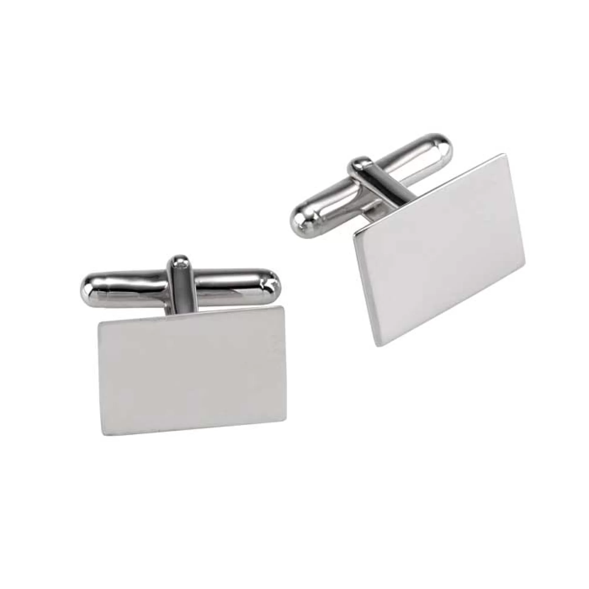 Cheap Henry Bucks Cudworth Sterling Silver Rectangle Cufflinks -