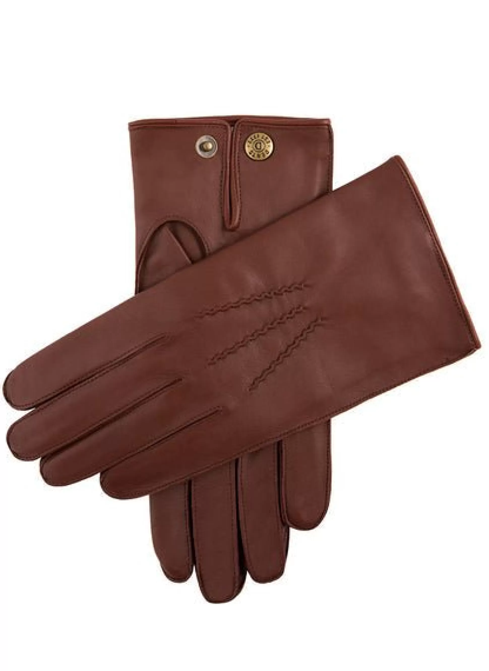 Outlet Henry Bucks DENTS Burford Dress Glove ENGLISH TAN