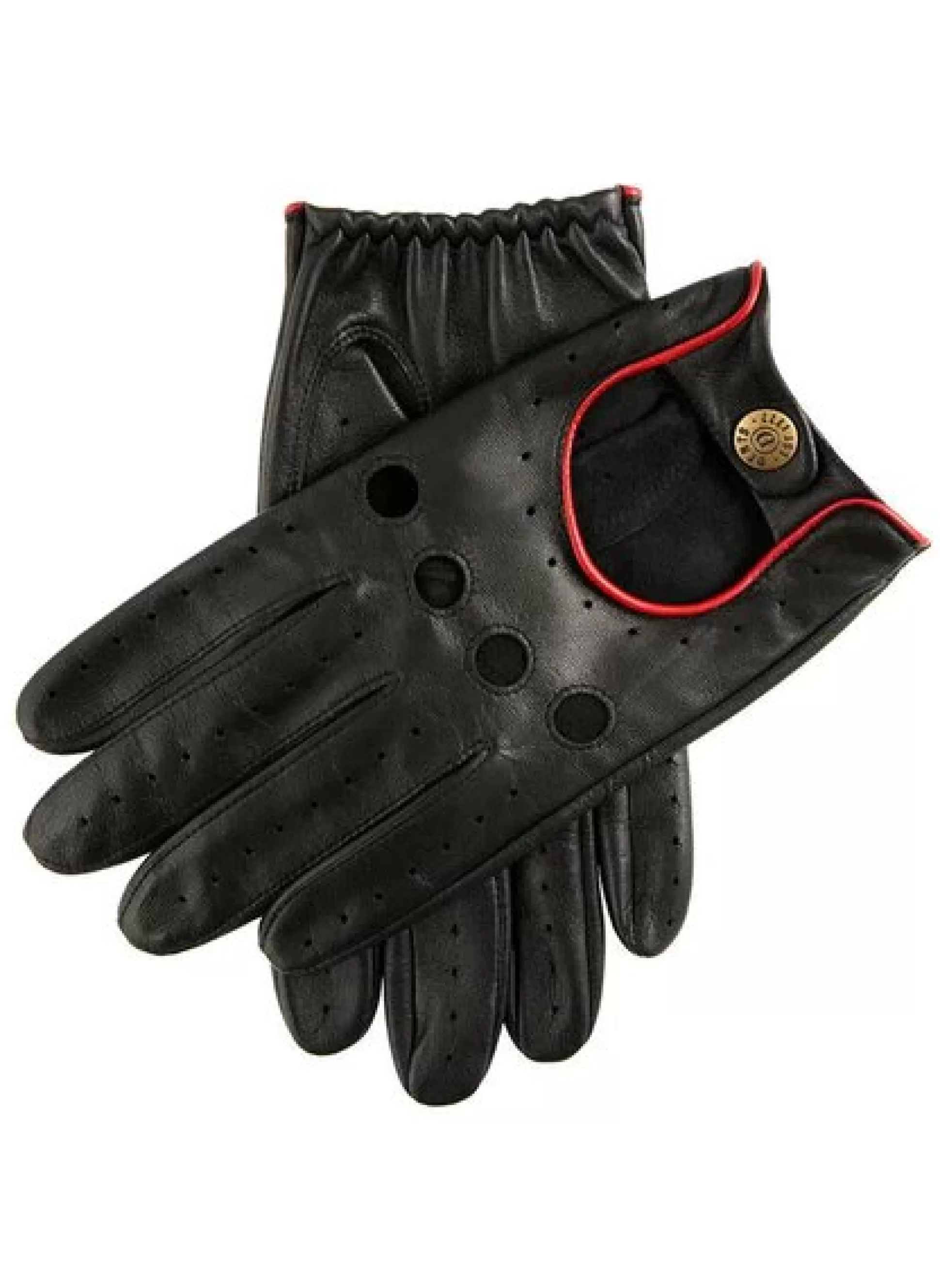 Flash Sale Henry Bucks DENTS Delta Driving Gloves BLACK/RED