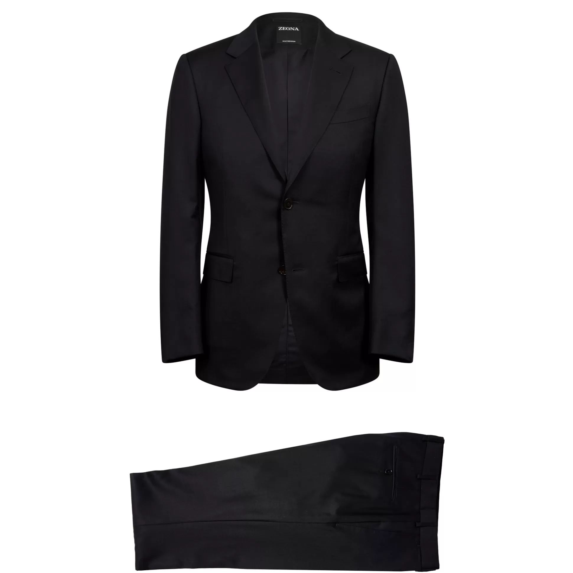 Discount Henry Bucks ERMENEGILDO ZEGNA Multi Season Sartorial Suit BLACK REG