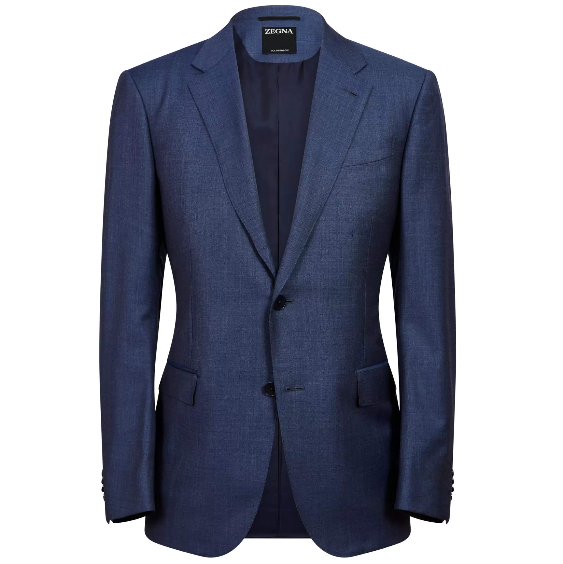 Cheap Henry Bucks ERMENEGILDO ZEGNA Multi Season Sartorial Suit SOLID BLUE REG