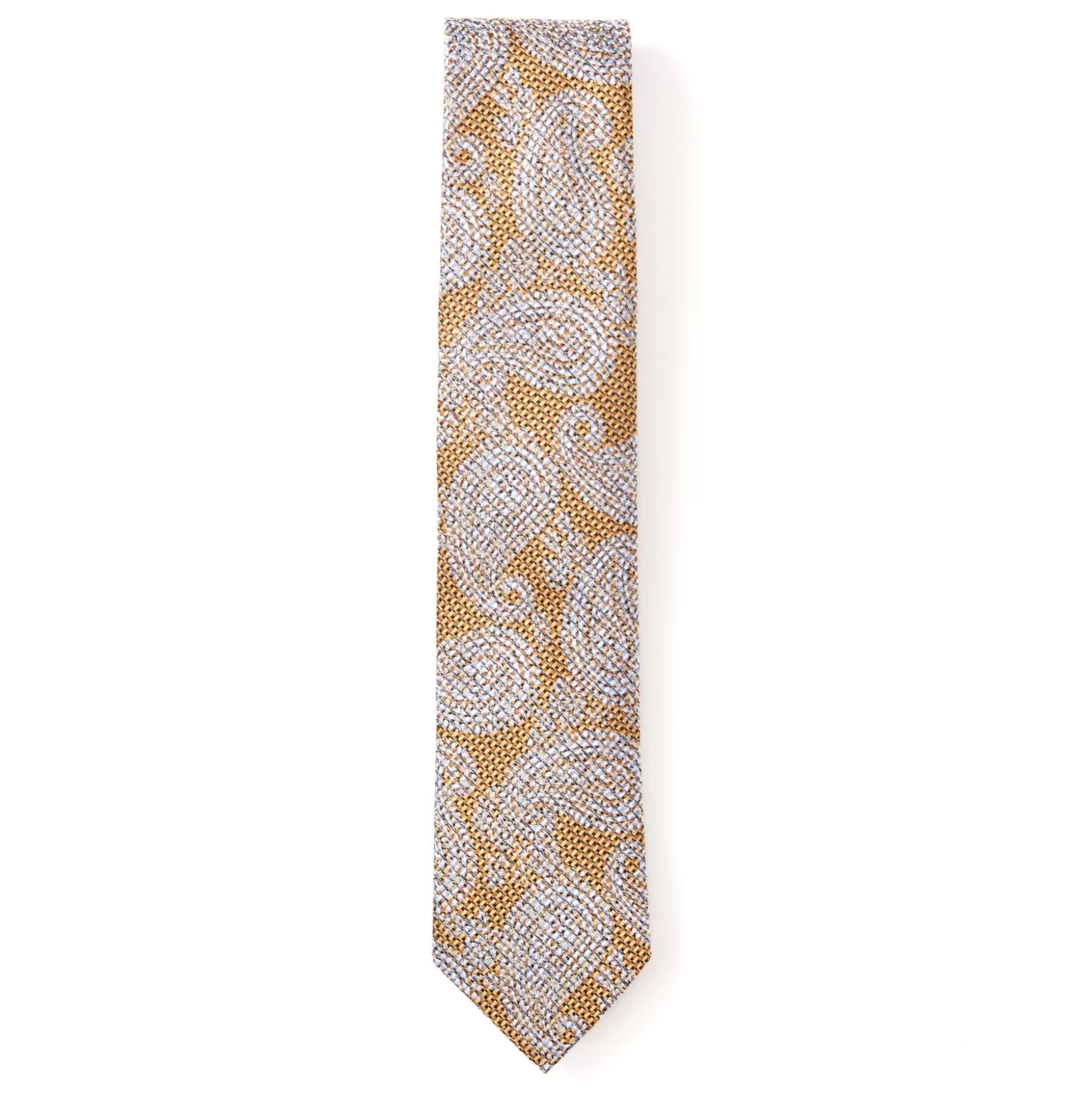 Hot Henry Bucks ERMENEGILDO ZEGNA Pagile Tie YELLOW