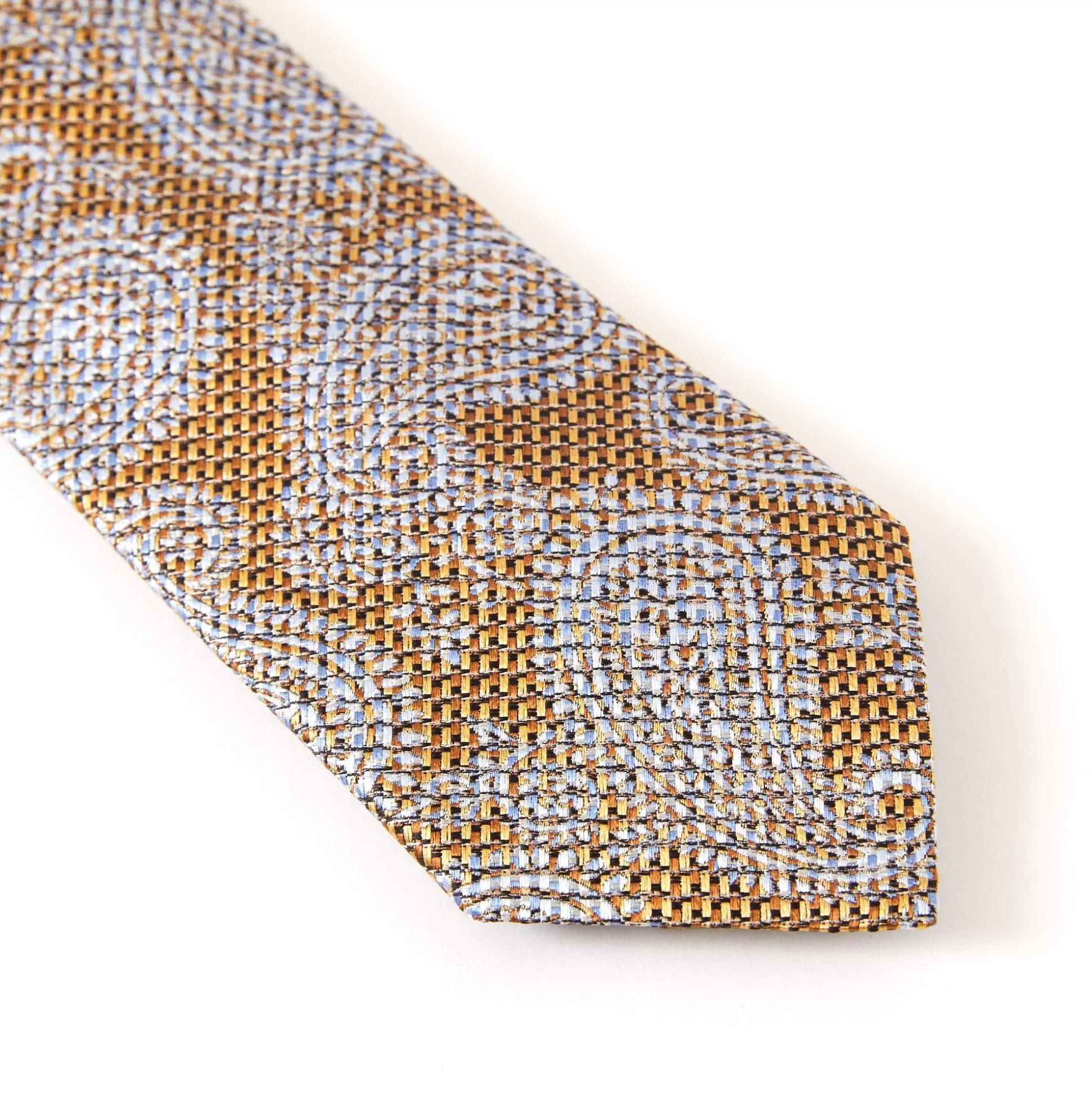 Hot Henry Bucks ERMENEGILDO ZEGNA Pagile Tie YELLOW