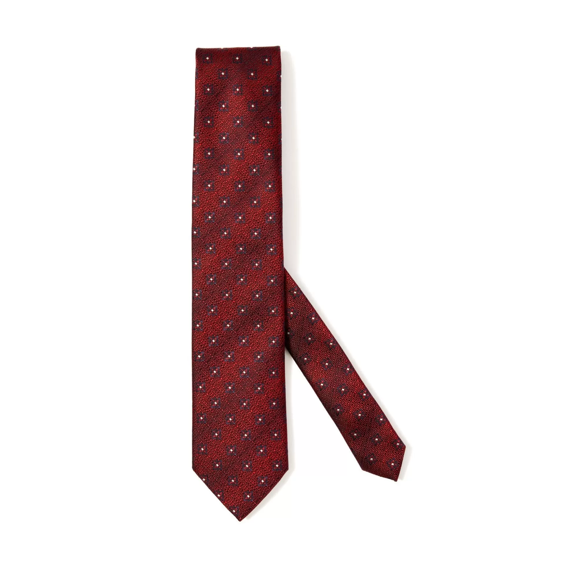 Fashion Henry Bucks ERMENEGILDO ZEGNA Printed Degrade Tie DARK RED